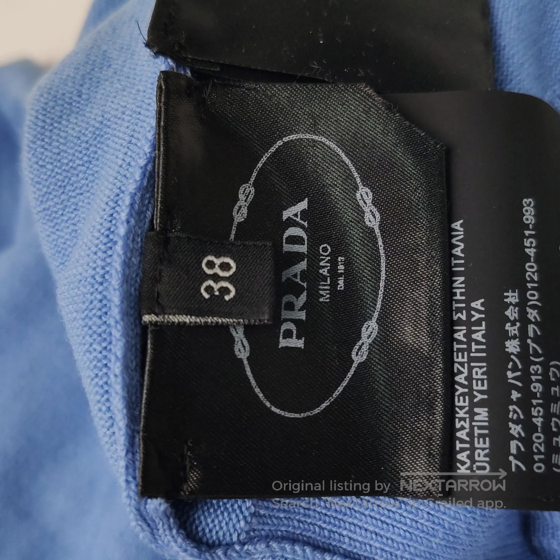 Prada Prada Wool Blend Turtleneck Long Sleeve Sweater . Size S / US 4 / IT 40 - 9 Thumbnail