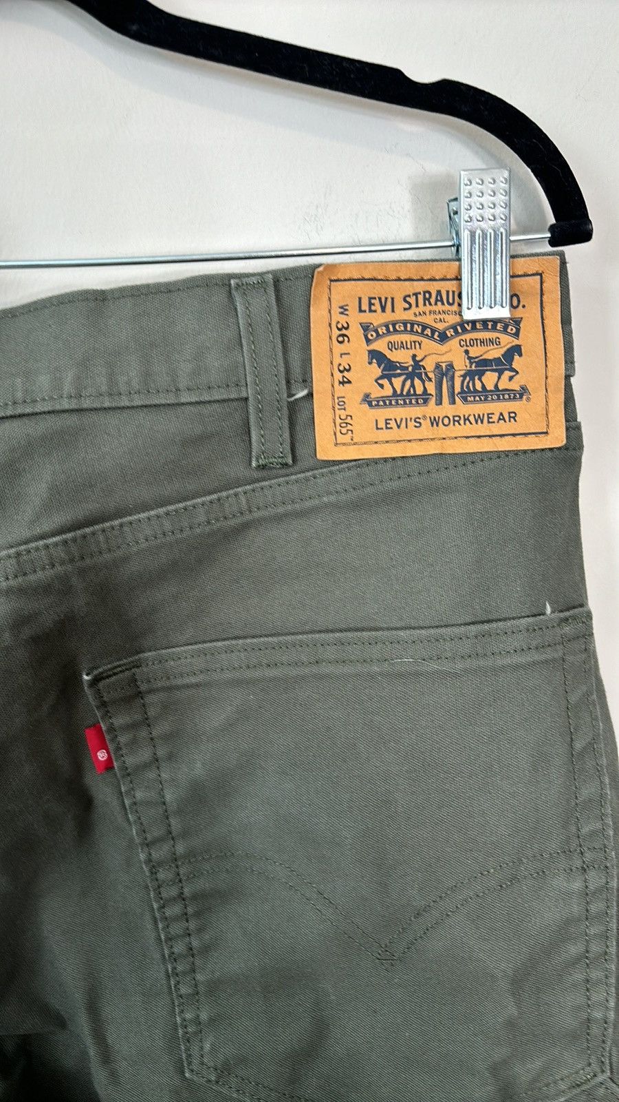 Levi's × Vintage Levi’s 565 Double Knee Pants Size US 36 / EU 52 - 4 Thumbnail