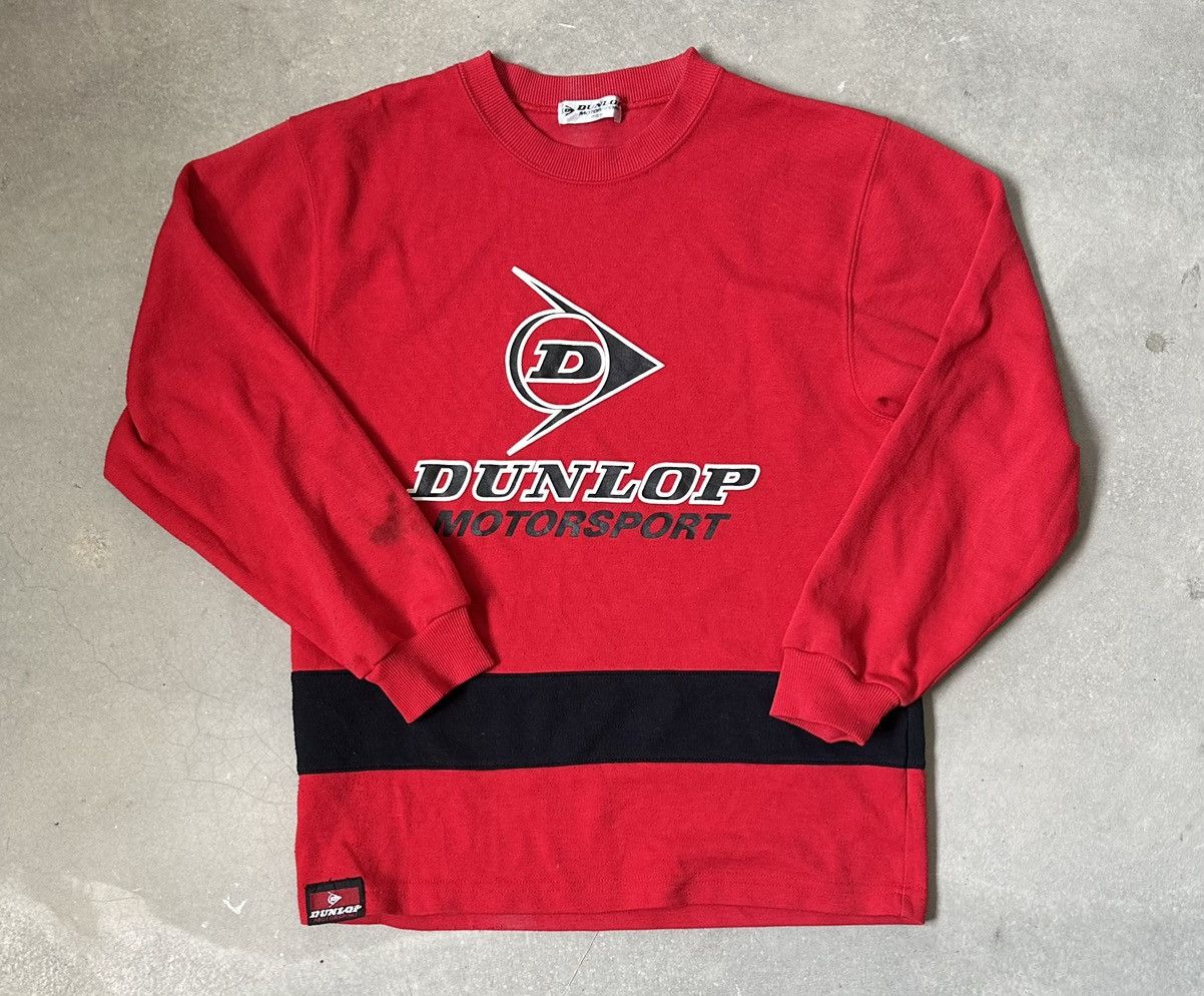 Dunlop VINTAGE DUNLOP MOTORSPORT RACING SWEATSHIRT Size US S / EU 44-46 / 1 - 1 Thumbnail