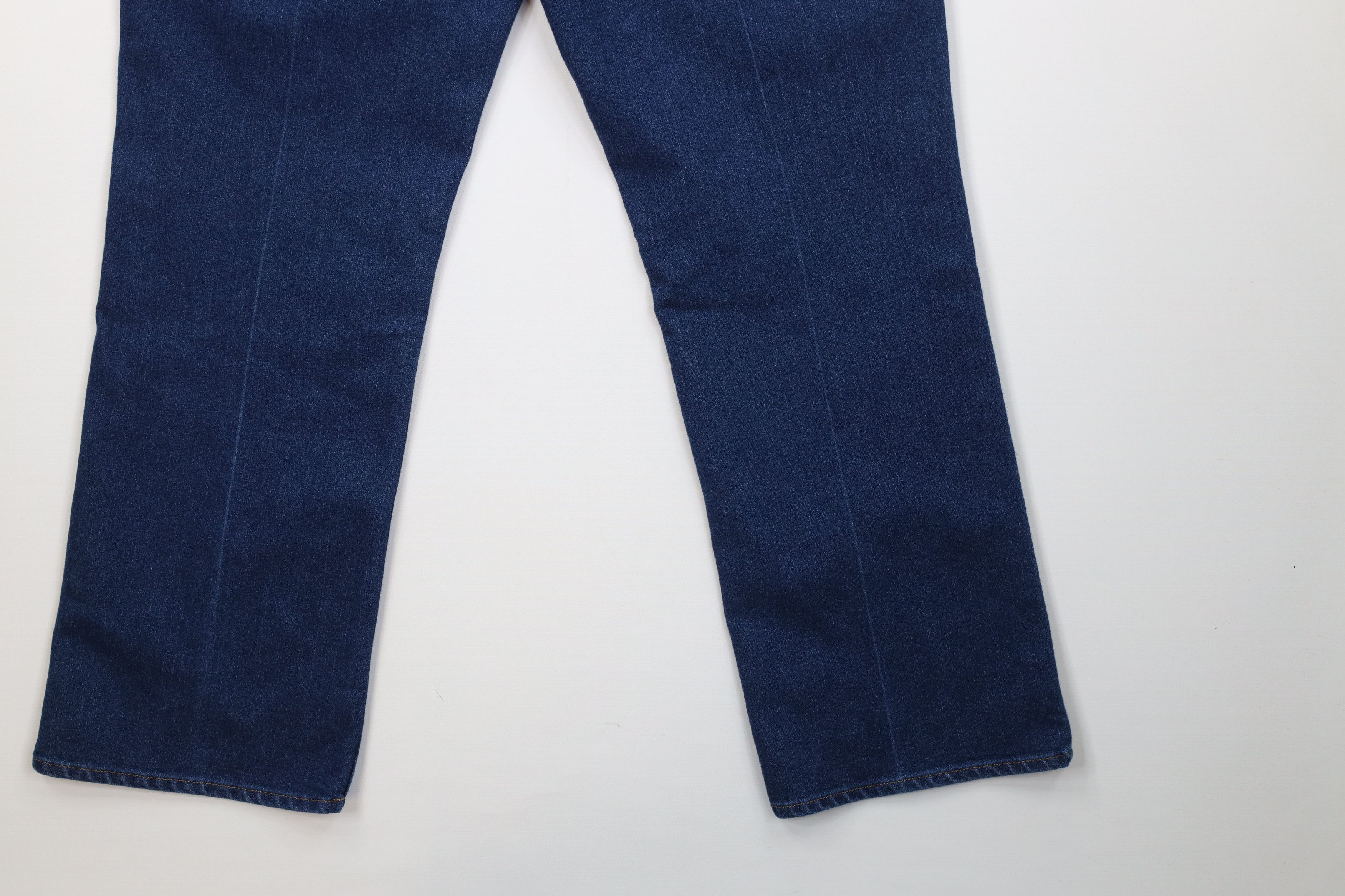 Vintage Vintage 90s Streetwear Flared Wide Leg Denim Jeans Blue Size US 38 / EU 54 - 13 Thumbnail