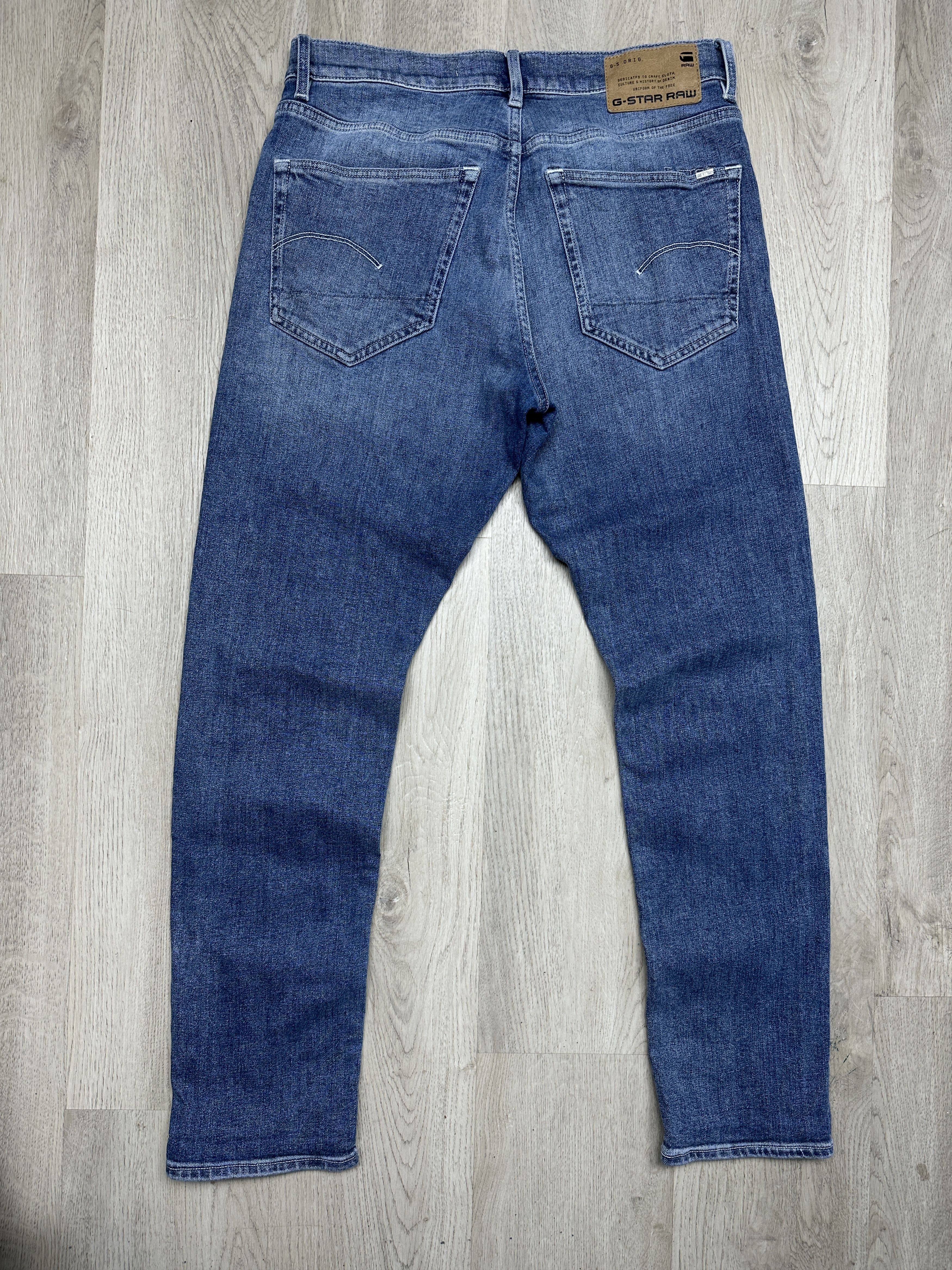 G-Star G Star Raw 3301 Slim Mens Denim Pants Jeans Size US 32 / EU 48 - 7 Thumbnail