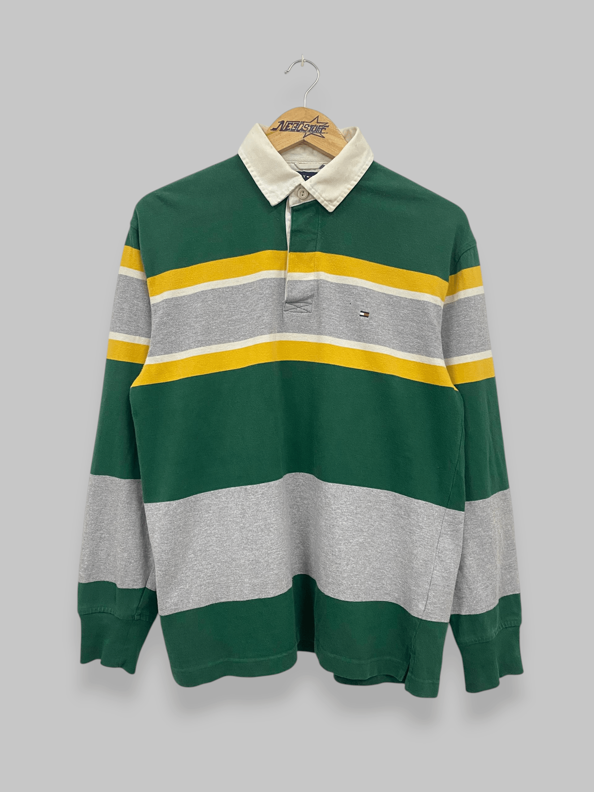 Tommy Hilfiger Vintage Tommy Hilfiger Rugby shirt stripe Size US S / EU 44-46 / 1 - 1 Thumbnail
