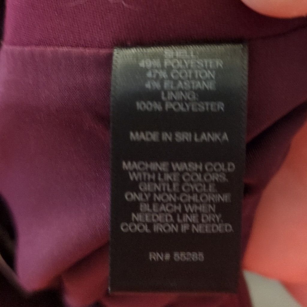 Express Express Purple Pencil Skirt Size 8 Size 30" / US 8 / IT 44 - 4 Thumbnail