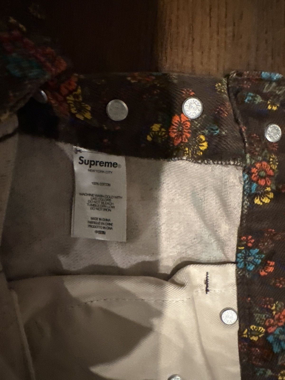 Supreme Supreme Flower Denim Size US 32 / EU 48 - 2 Thumbnail