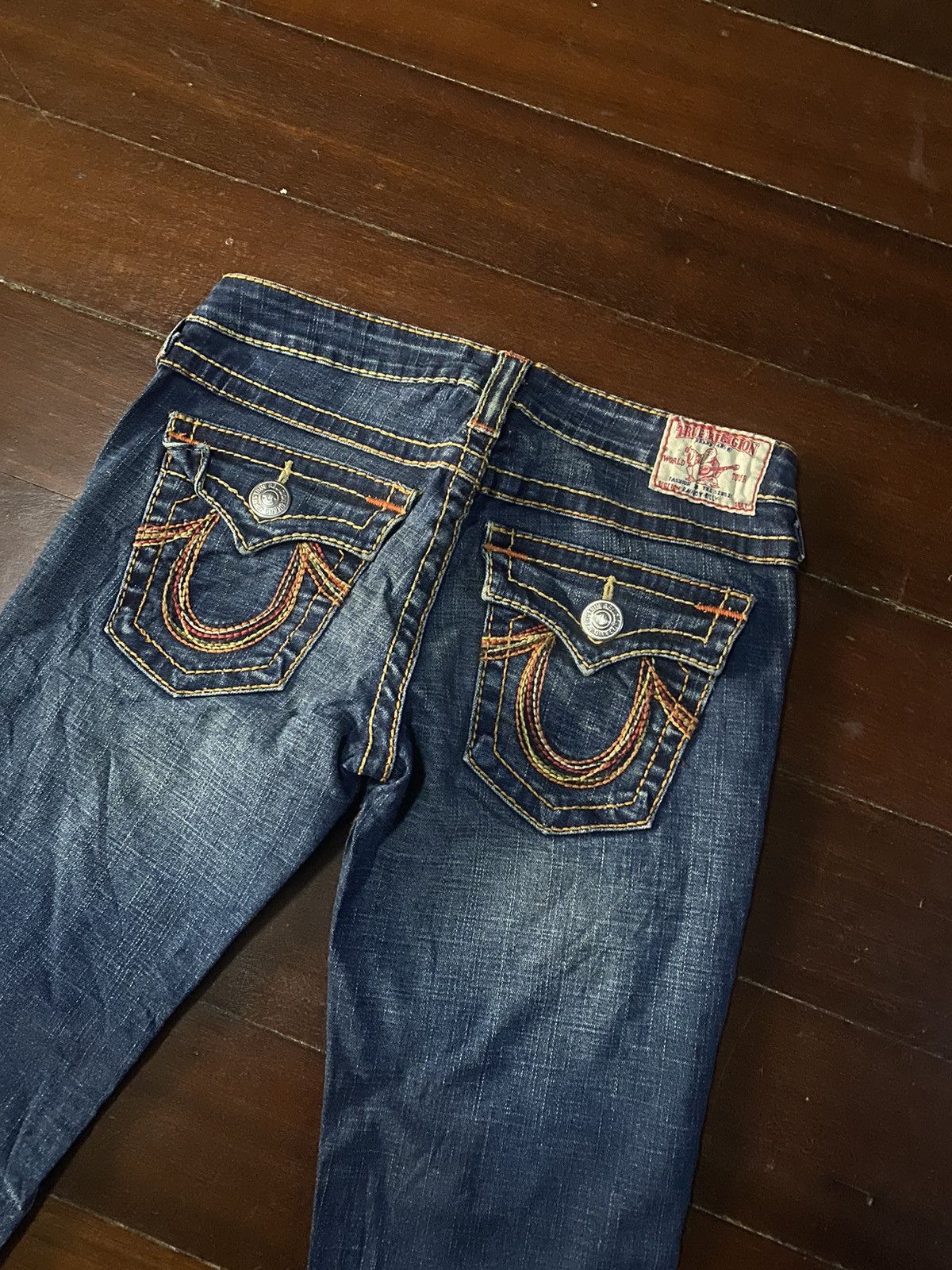 Designer × True Religion Fire 🔥 TRUE RELIGION made in usa big stitching boot cut Size 32" / US 10 / IT 46 - 6 Thumbnail