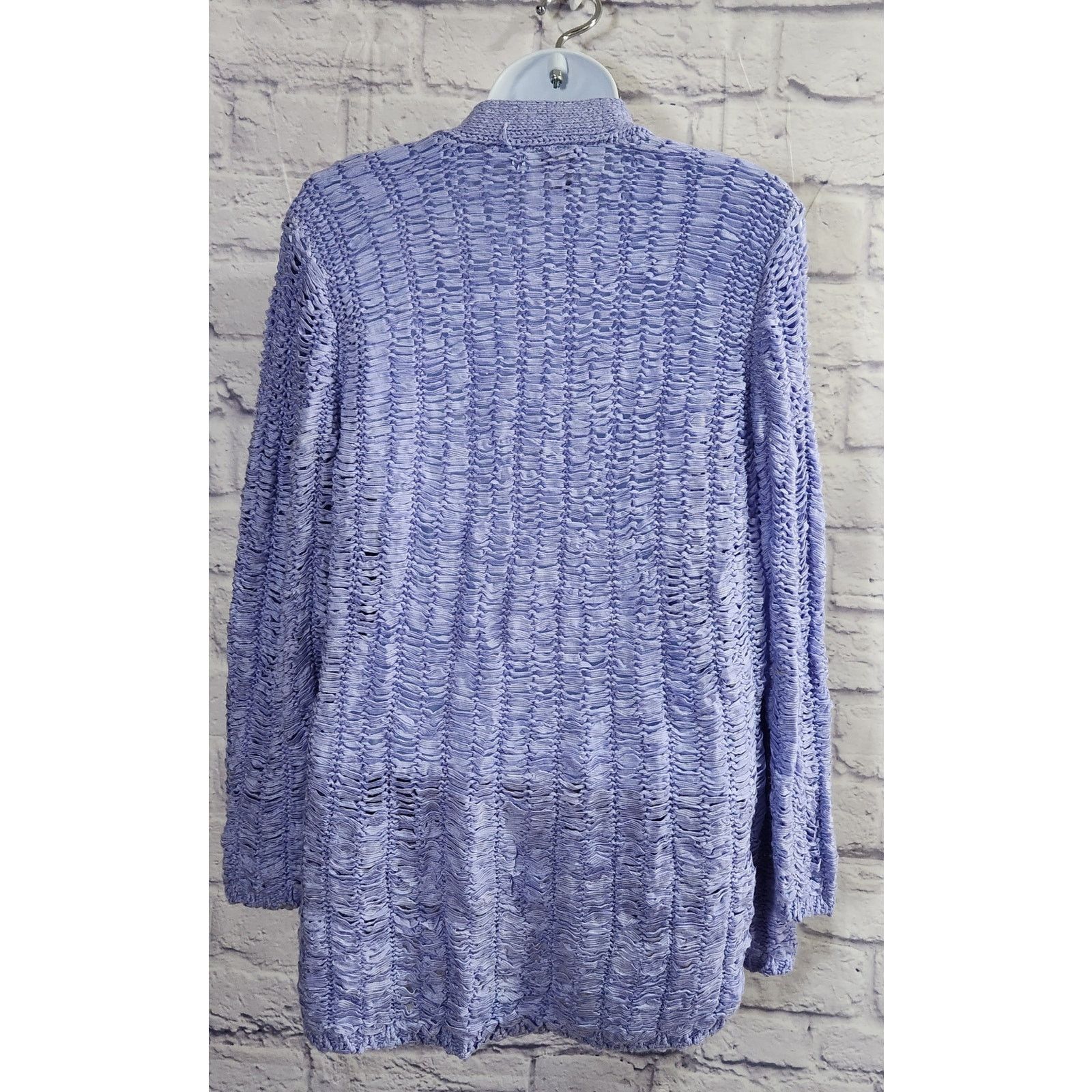 Other Chico's Light Purple Open Front Knit Cardigan Sweater 1 M Size M / US 6-8 / IT 42-44 - 4 Thumbnail