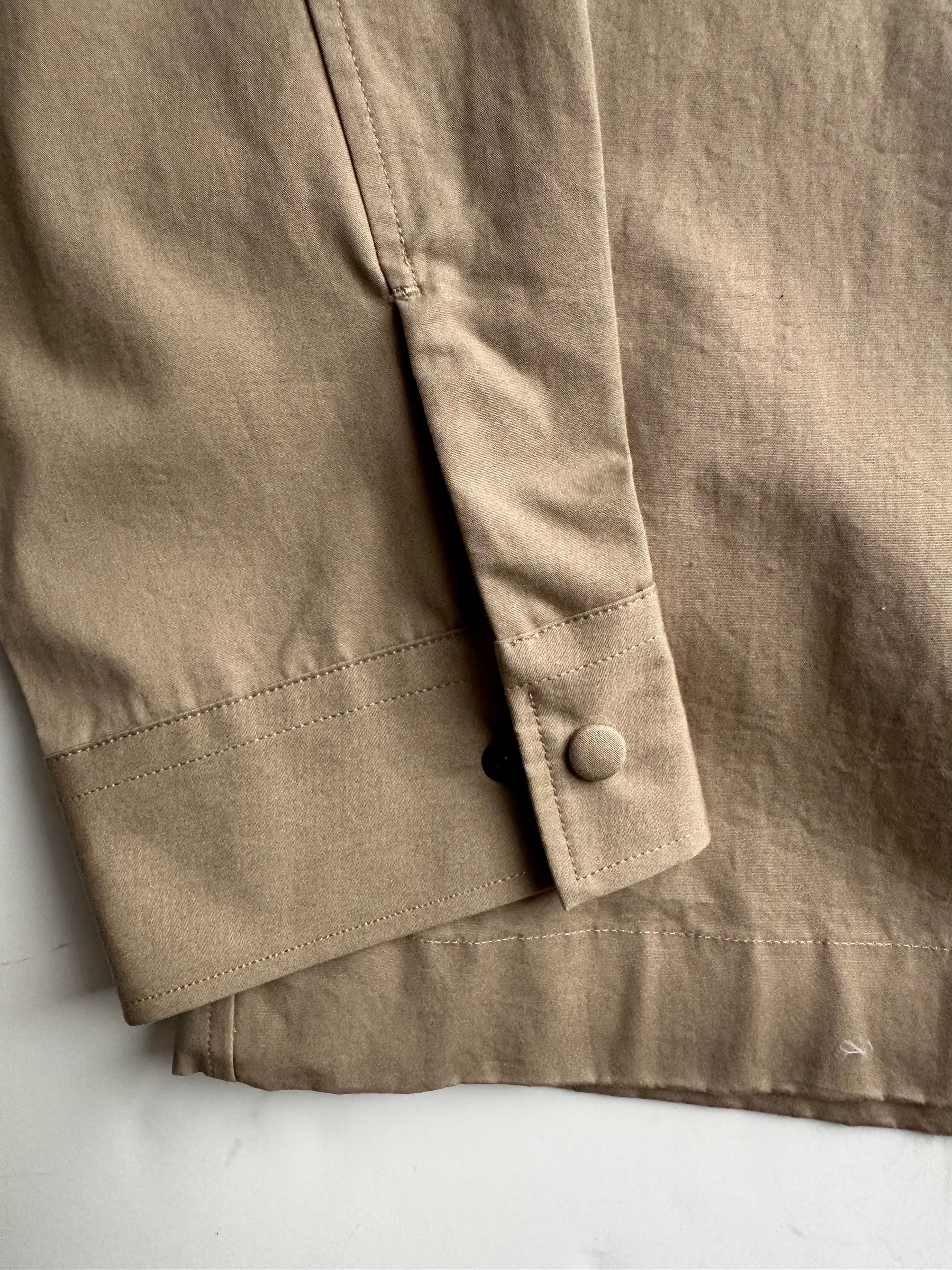 Officine Generale Officine Générale Stan Overshirt - Beige - XXL Size US XXL / EU 58 / 5 - 2 Thumbnail