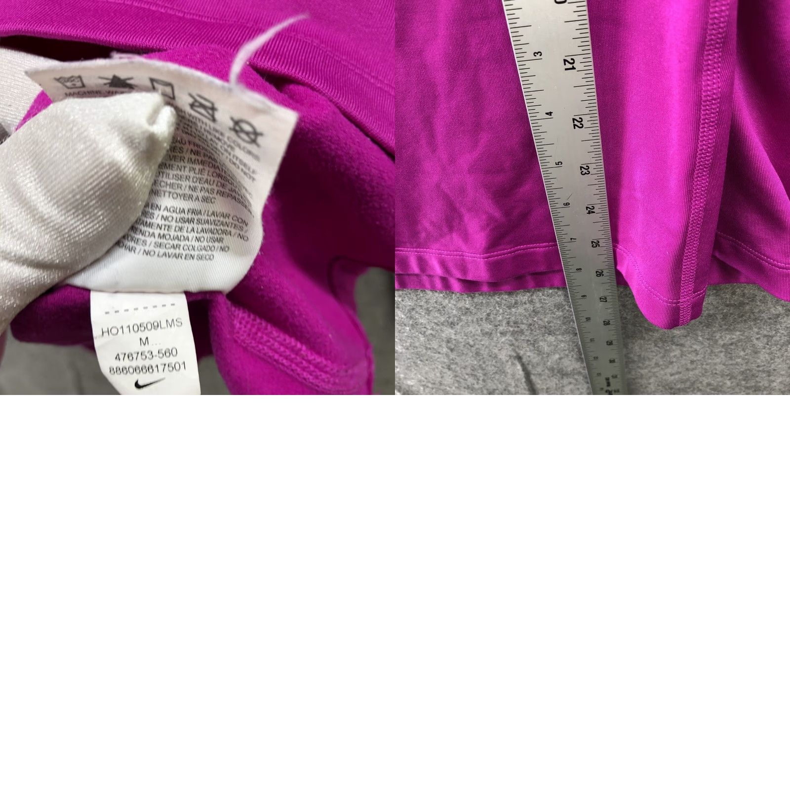 Nike Nike Pro Combat 1/4 Zip Pullover Womens M Therma Fit Dri-Fit Pink Long Sleeve Size M / US 6-8 / IT 42-44 - 8 Thumbnail