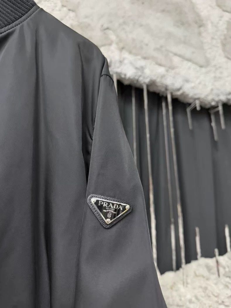 Prada Prada Nylon Iron Triangle Baseball Uniform jacket 2502-Next Size US M / EU 48-50 / 2 - 5 Thumbnail
