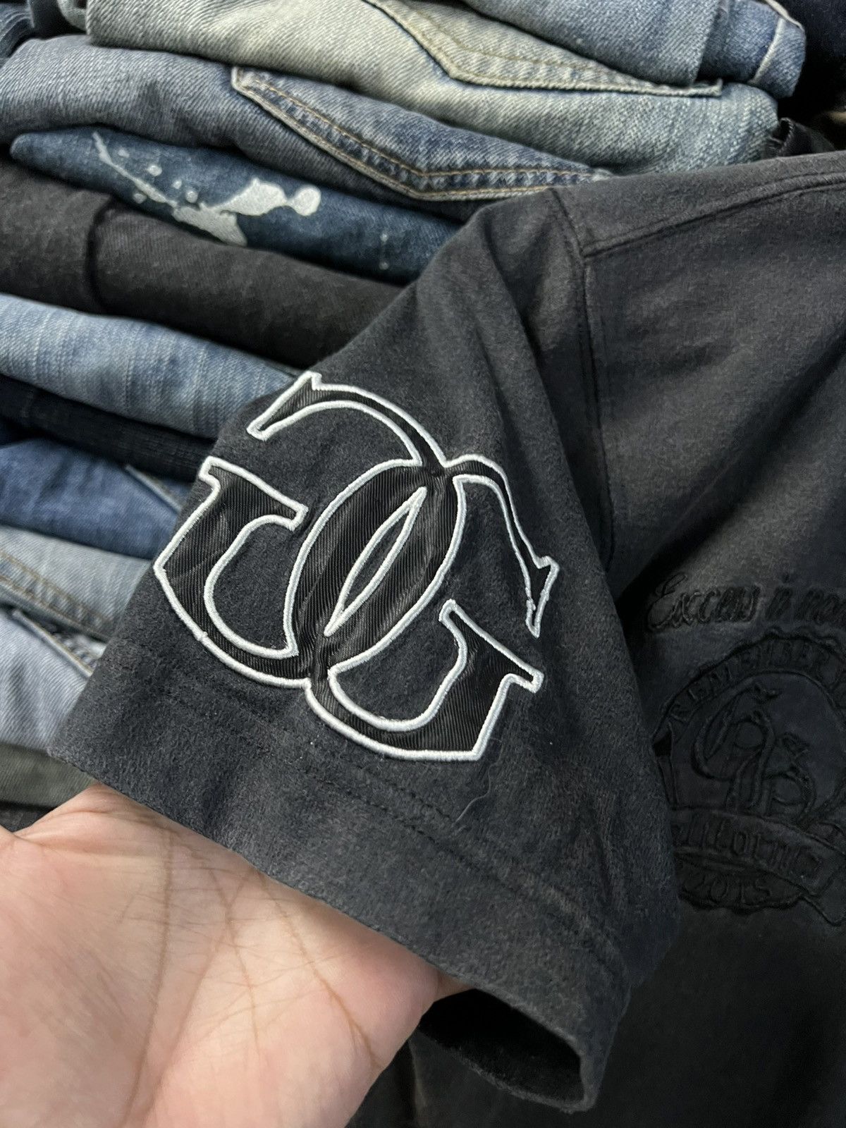 Gotcha × Punk and Yo × Seditionaries GOTCHA GOLF EMBROIDERY FADED BLACK SHIRT RARE Size US S / EU 44-46 / 1 - 9 Thumbnail