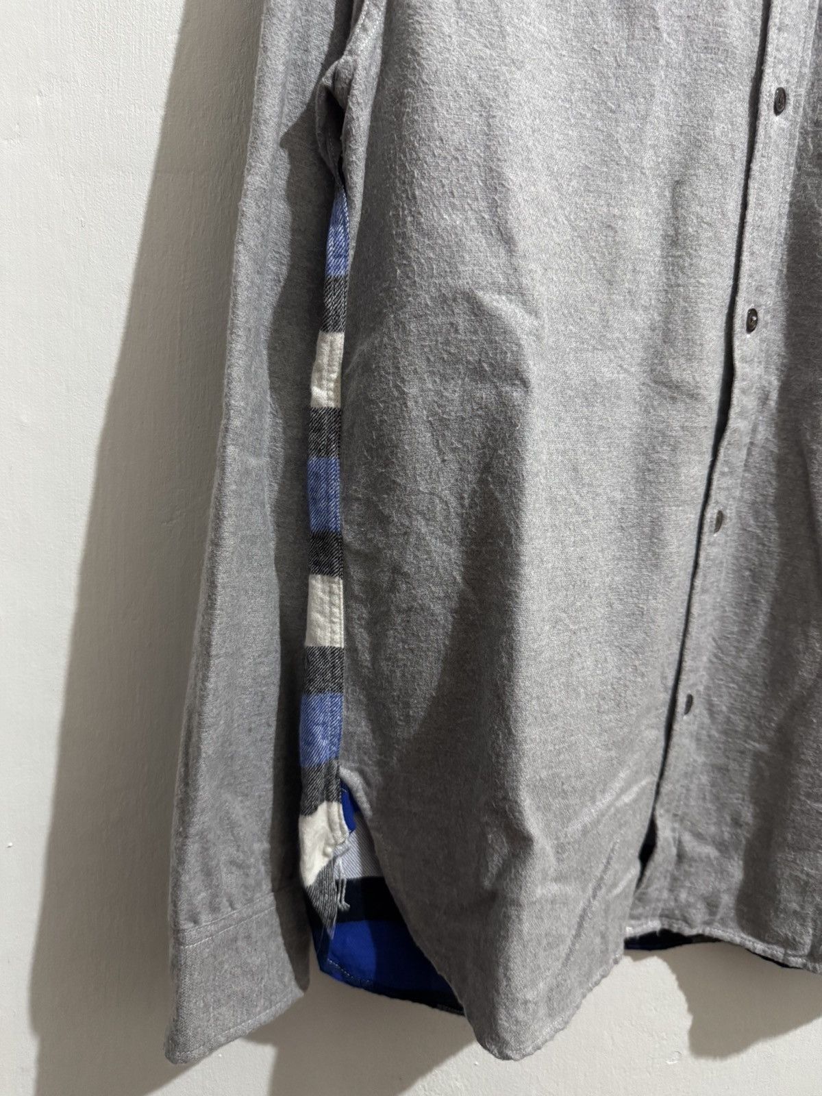 Comme des Garcons CdGH AD2013 "HL-B309" Hybrid Plaid Flannel Button Up Shirt Size US S / EU 44-46 / 1 - 6 Thumbnail