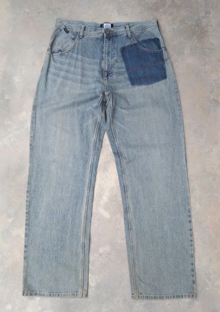 Jean × Vintage Vintage Sean John Straight Baggy Jeans 36x34 Size US 36 / EU 52 - 2 Thumbnail