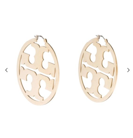 Tory Burch Tory Burch Miller Hoop Earrings Size ONE SIZE - 1 Thumbnail
