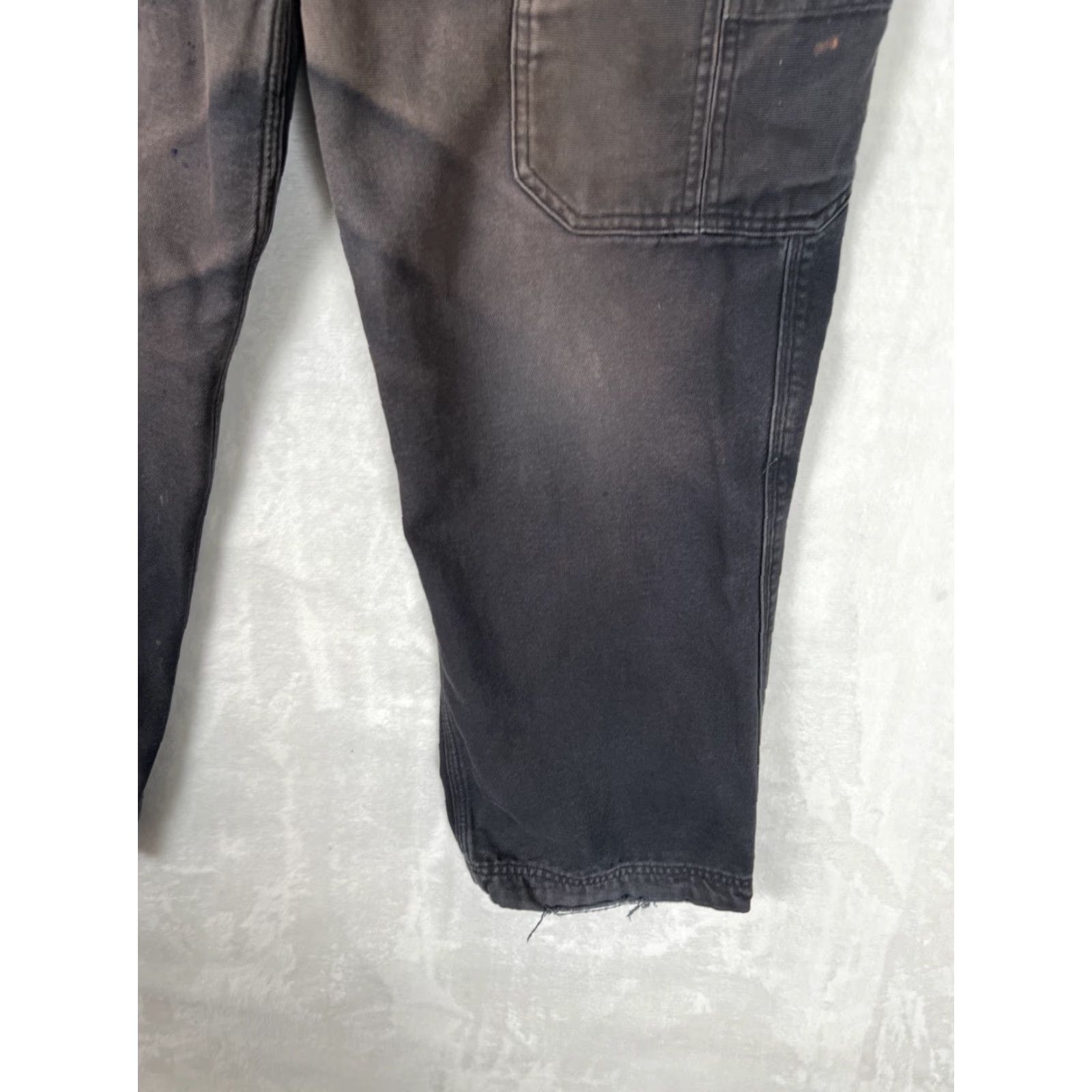 Vintage Duluth Men’s Black Cargo Carpenter Pockets Pants Size 34x29 Size US 34 / EU 50 - 5 Thumbnail