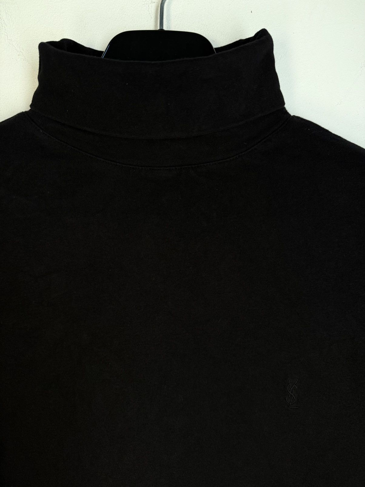 Yves Saint Laurent 90s YSL Turtleneck Sweatshirt Logo Vintage Sweater Luxury Size US XL / EU 56 / 4 - 11 Thumbnail