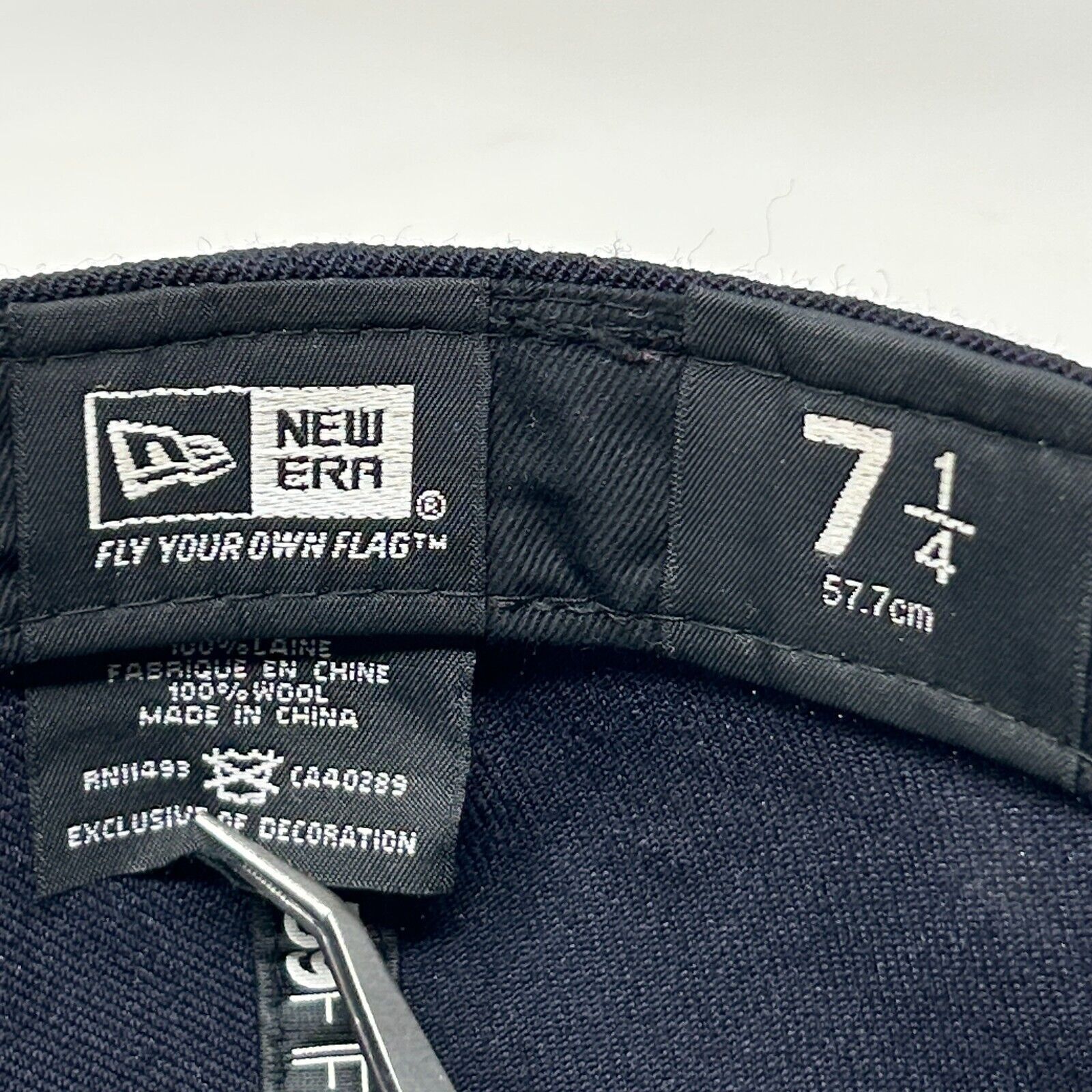 New Era Hall of Fame 2nd Sucks A Number 1 Hat Cap Blue 7 1/4 Size ONE SIZE - 9 Thumbnail
