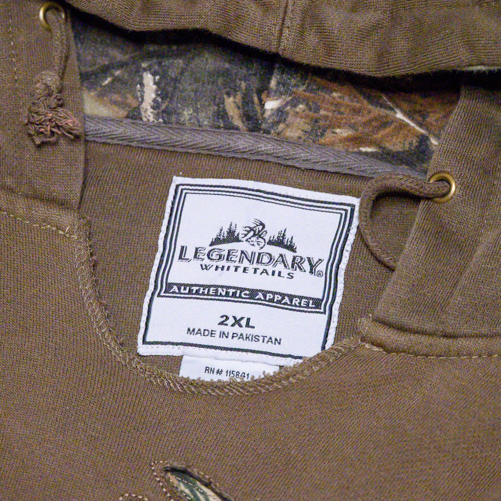 Vintage Legendary Whitetails Graphic Camo Hoodie Brown Size US XXL / EU 58 / 5 - 4 Thumbnail