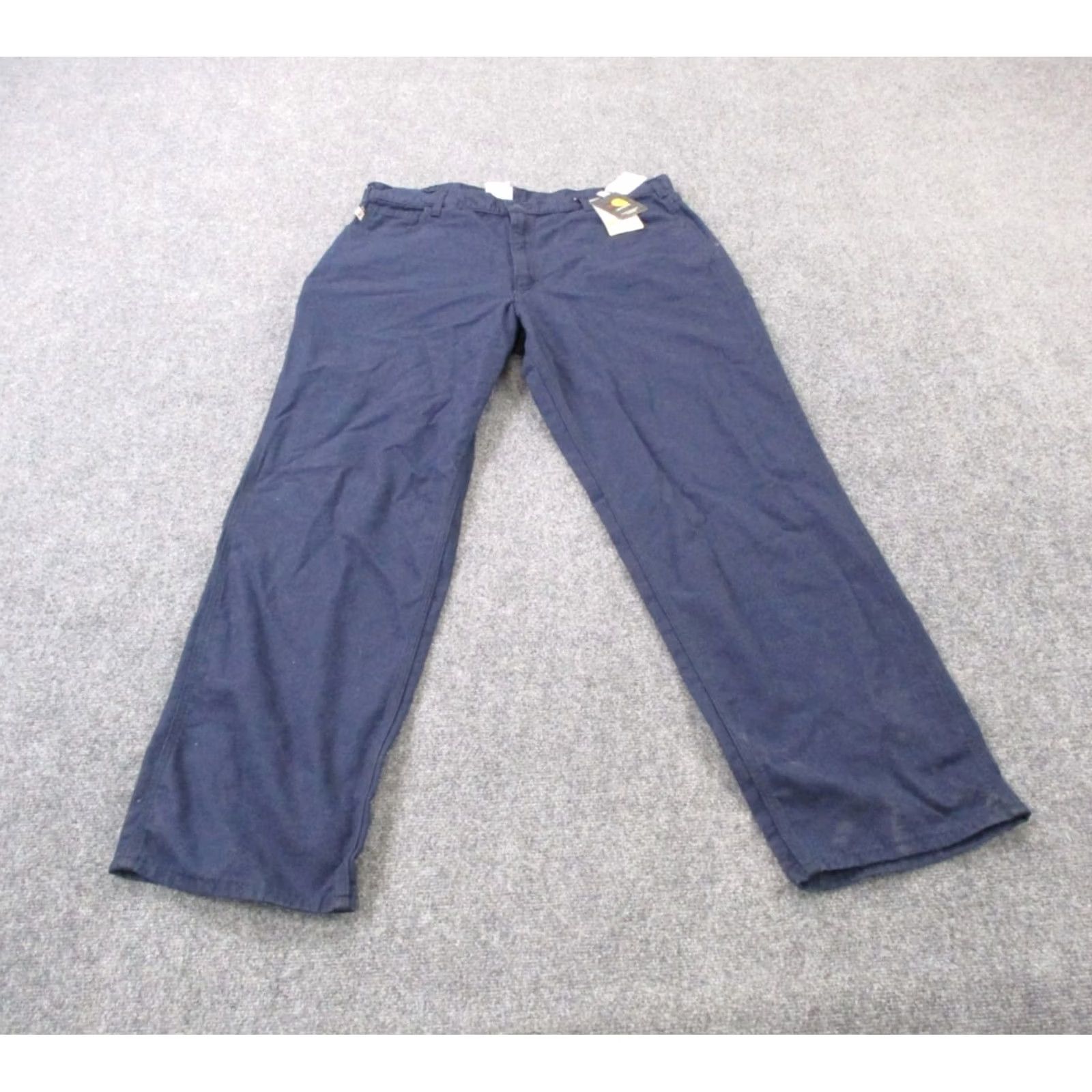 Carhartt Carhartt Pants Mens 42 X 34 Blue Original Fit Cat 2 Flame Resistant Jeans NEW Size US 42 / EU 58 - 2 Thumbnail