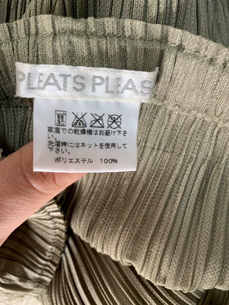 Issey Miyake Issey Miyake Khaki flared pants Size 23" - 6 Thumbnail