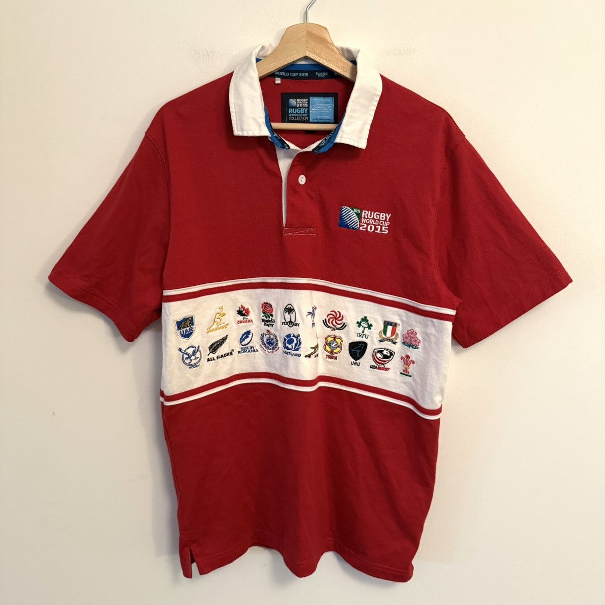 Other 2x Rugby World Cup 2015 All National Team Sportfolio Polos Size US L / EU 52-54 / 3 - 2 Thumbnail