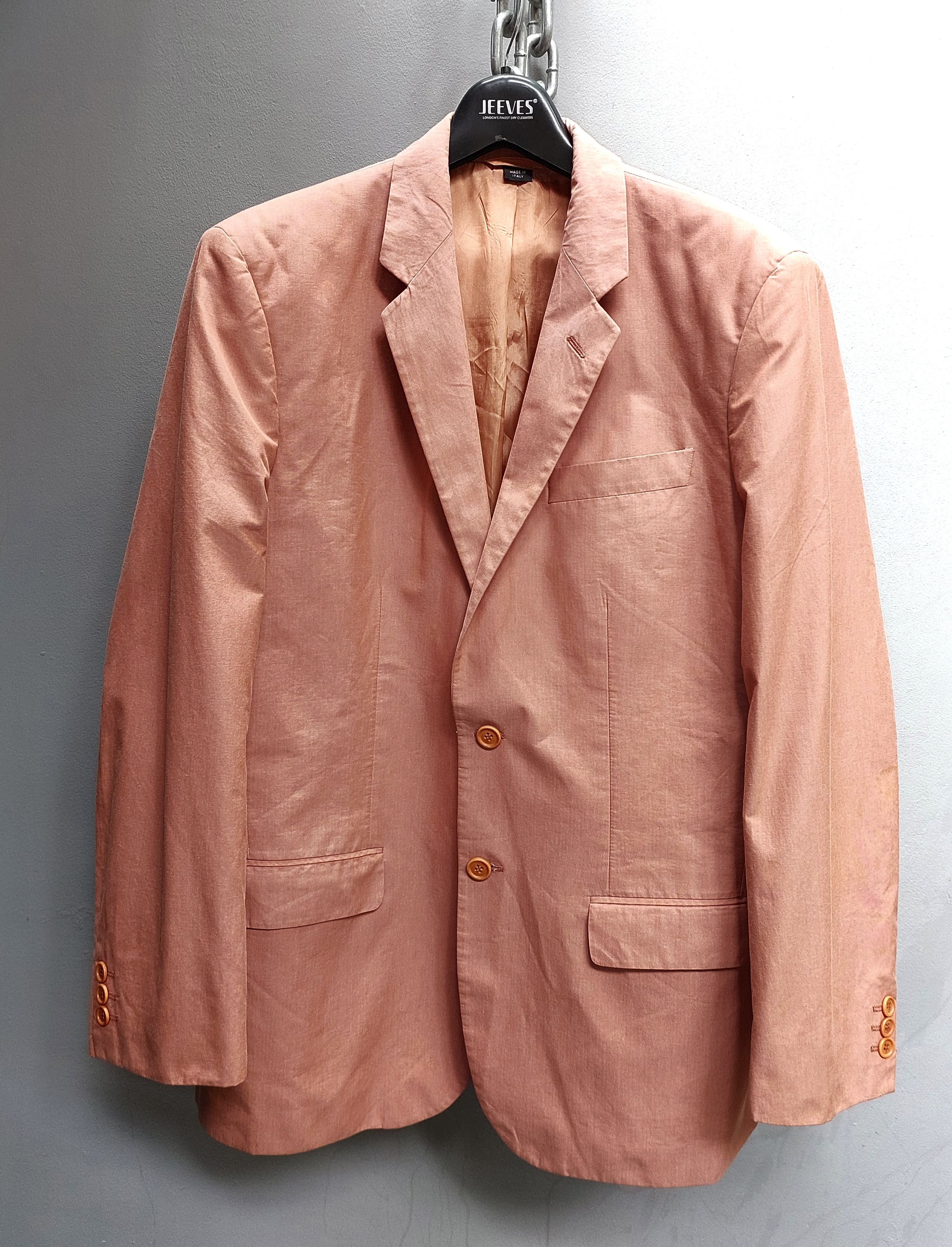 Helmut Lang Helmut Lang 2-Buttons Orange Blazer Size 52S - 1 Thumbnail