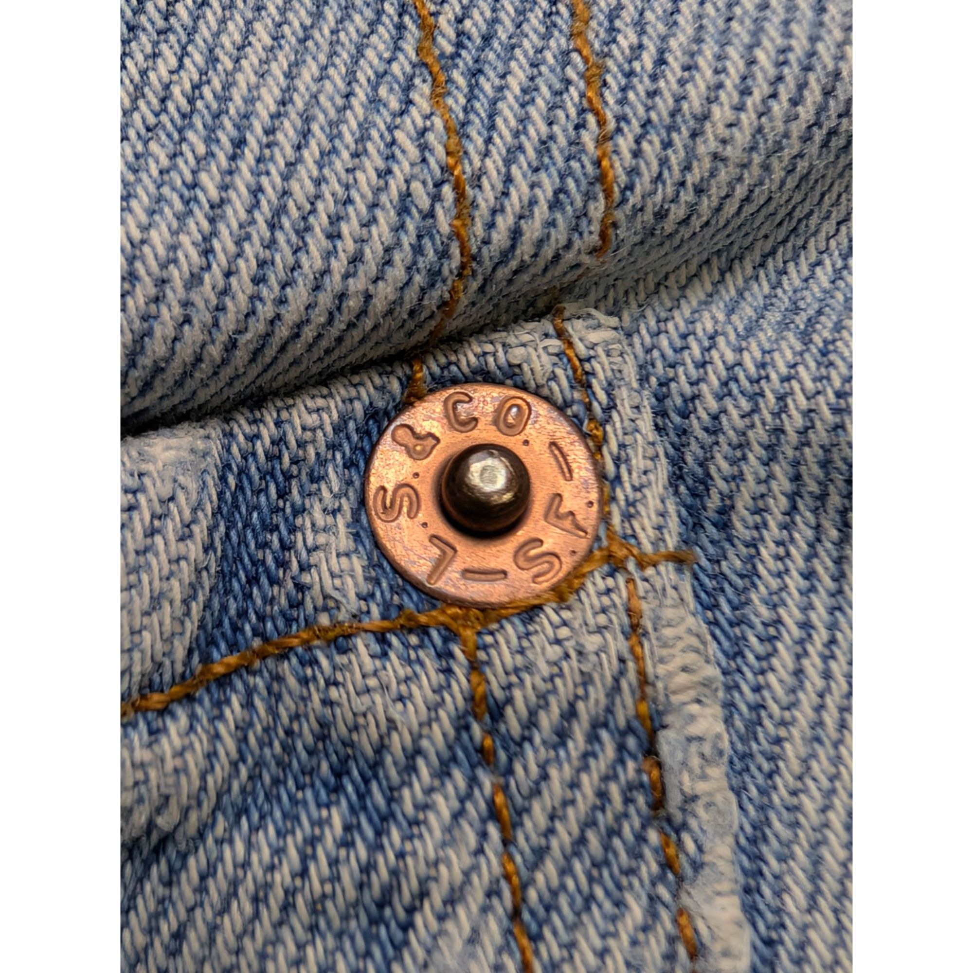 Levi's Levi's 505 Made in USA Light Wash Denim Jeans Pants (Y1091) Size US 40 / EU 56 - 5 Thumbnail
