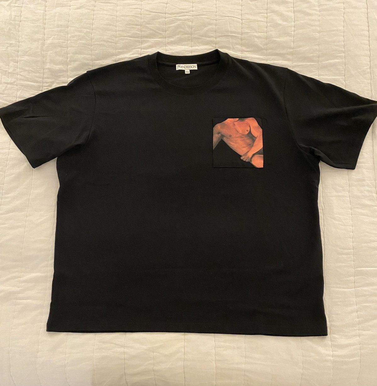 JW Anderson JW Anderson Black Chest Pocket T-Shirt XL Size US XL / EU 56 / 4 - 3 Thumbnail
