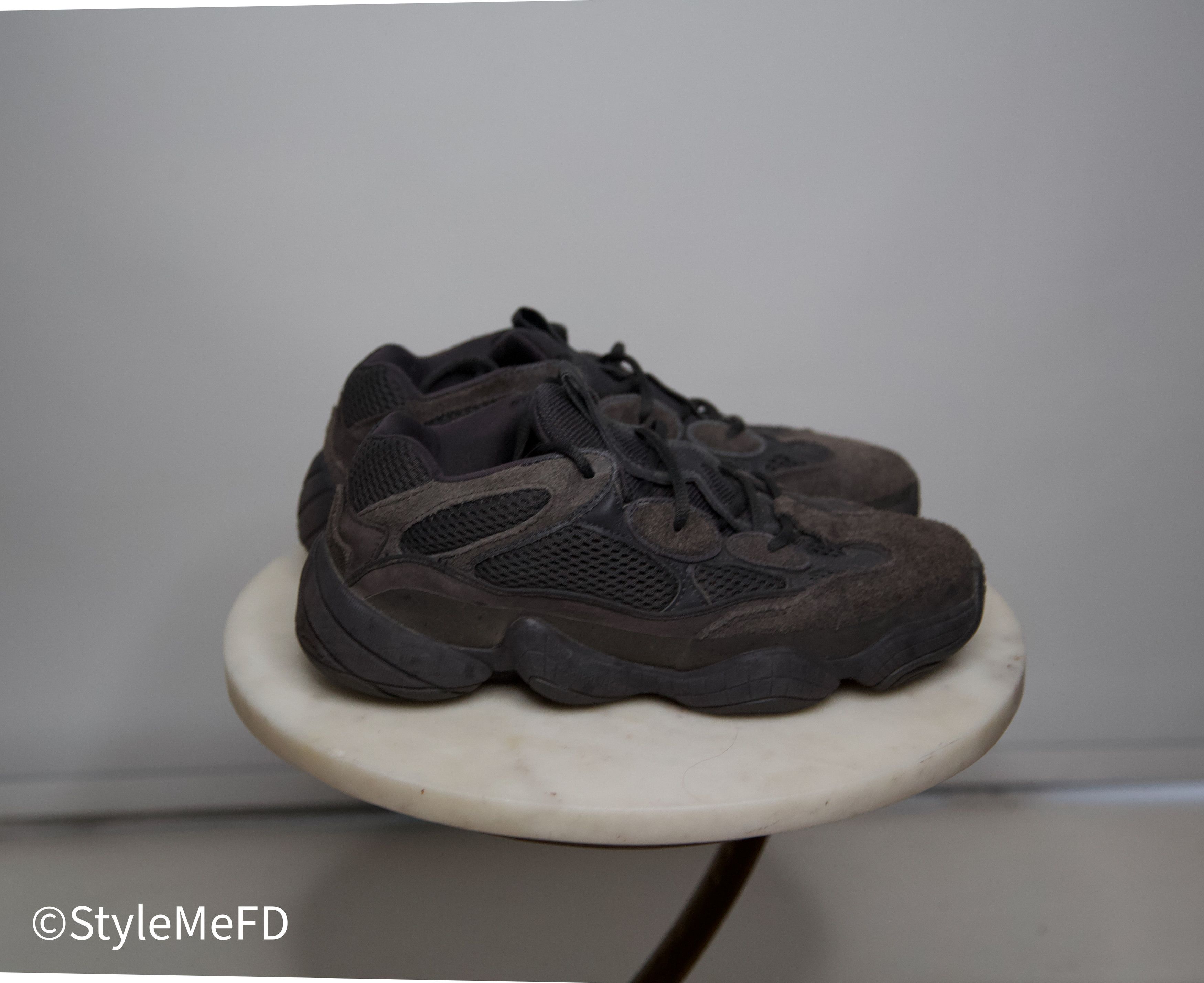 Adidas ADIDAS X YEEZY 500 SUEDE SNEAKERS IN "UTILITY BLACK" Size US 8.5 / EU 41-42 - 4 Thumbnail