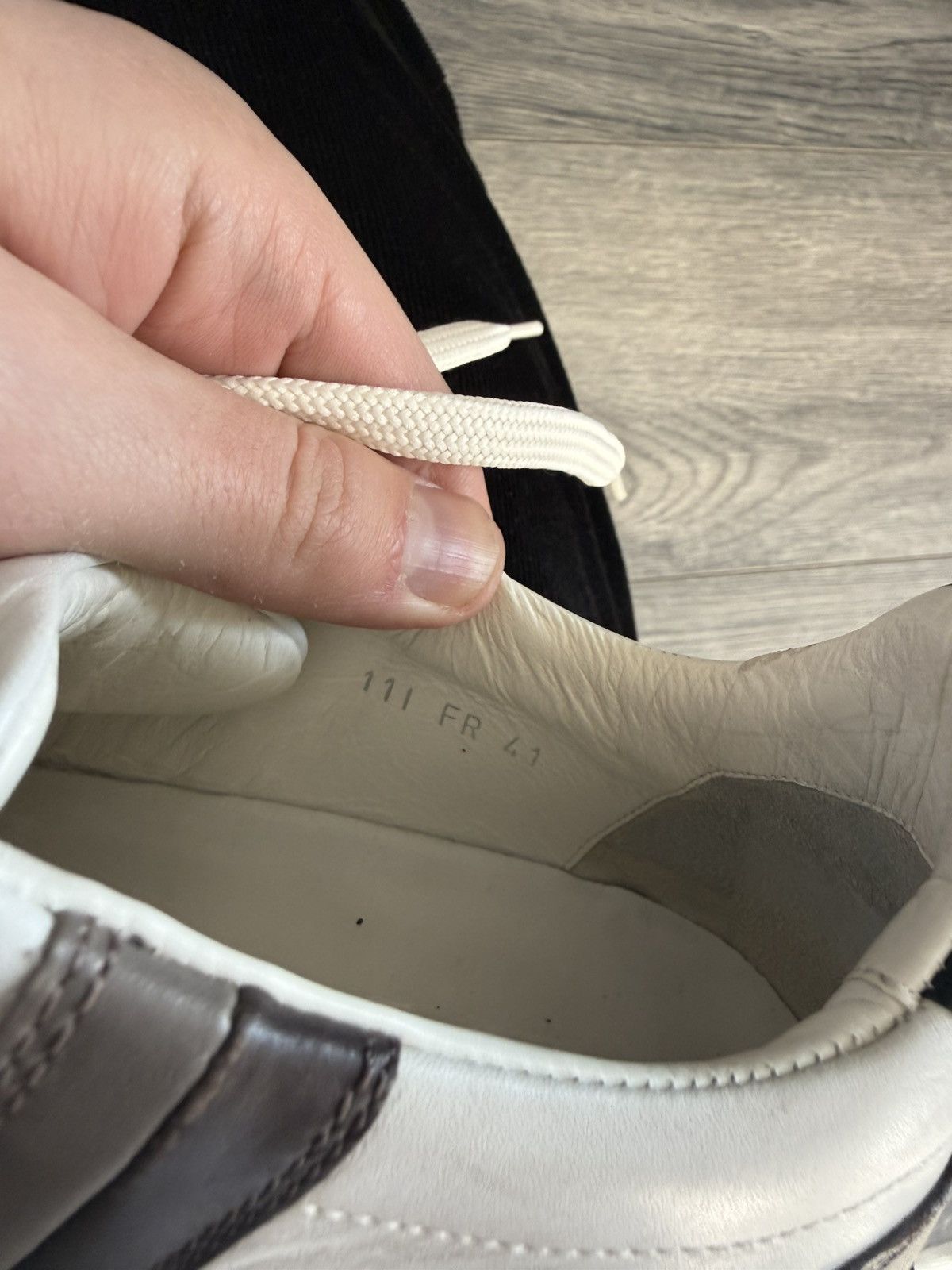 Dior White and Brown Leather Suede Low-Top Sneakers Size US 8 / EU 41 - 16 Thumbnail
