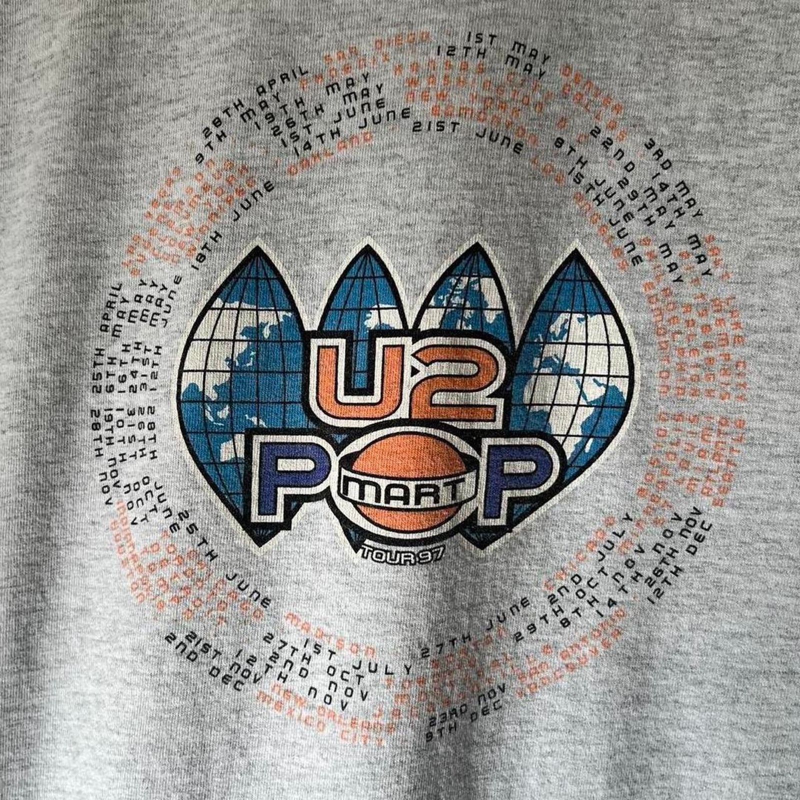 Vintage Vintage 1997 U2 PopMart Tour T-Shirt | Pop Art Portraits | L Size US L / EU 52-54 / 3 - 5 Thumbnail