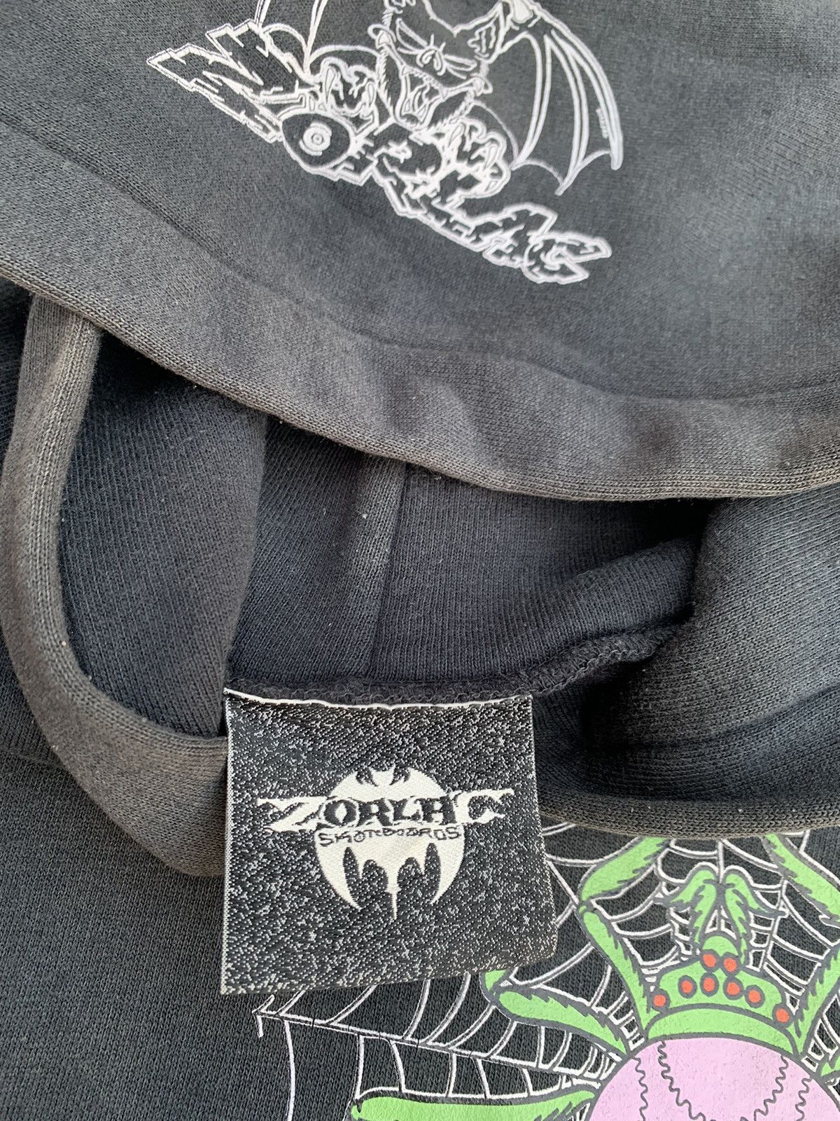 Santa Cruz Skateboards Vintage Rare Zorlac Skateboards Hoodie Size US L / EU 52-54 / 3 - 4 Thumbnail