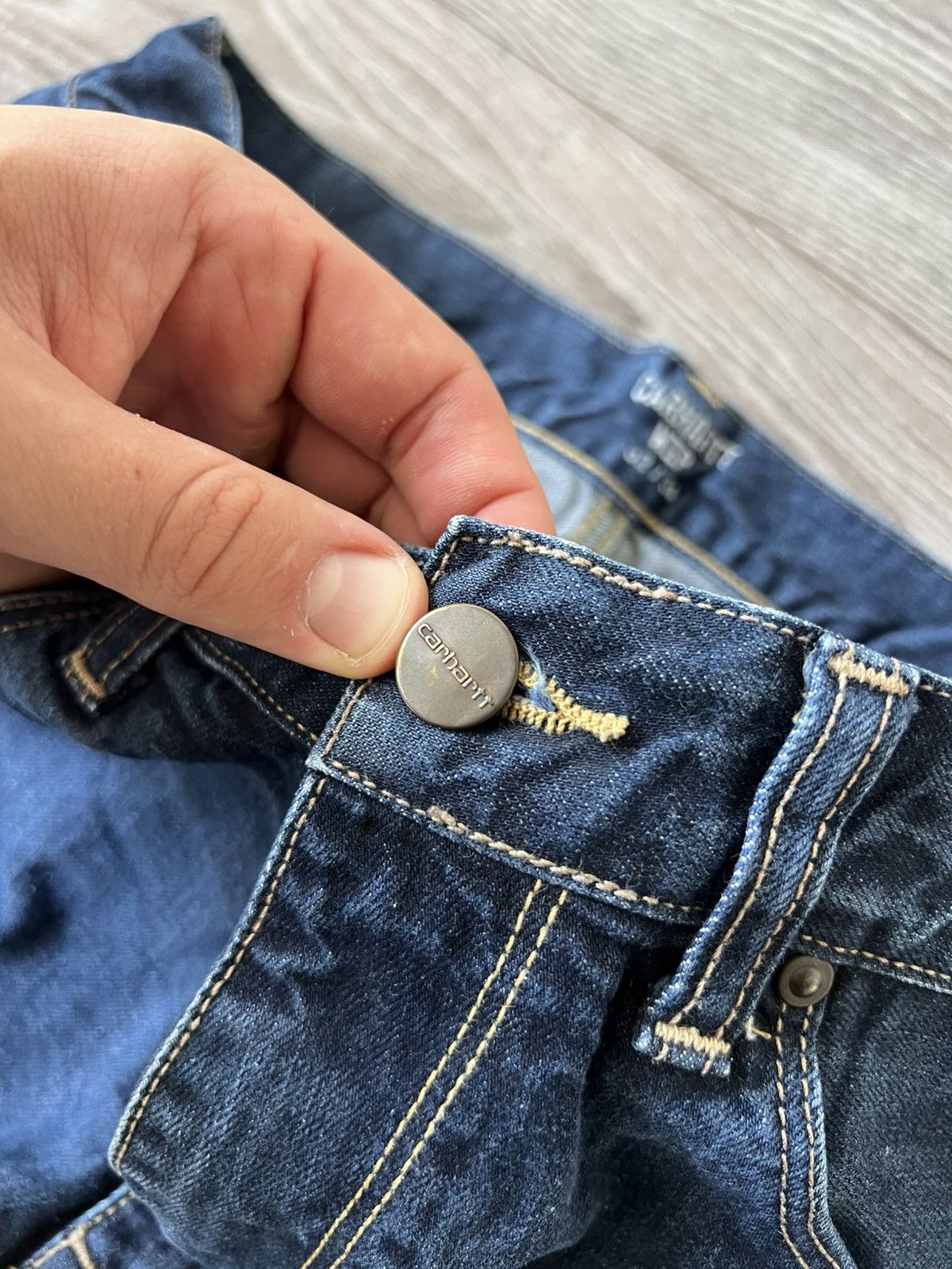 Carhartt Wip Carhartt WIP Blue Denim Selvage Vicious Pant Jeans Size US 32 / EU 48 - 11 Thumbnail