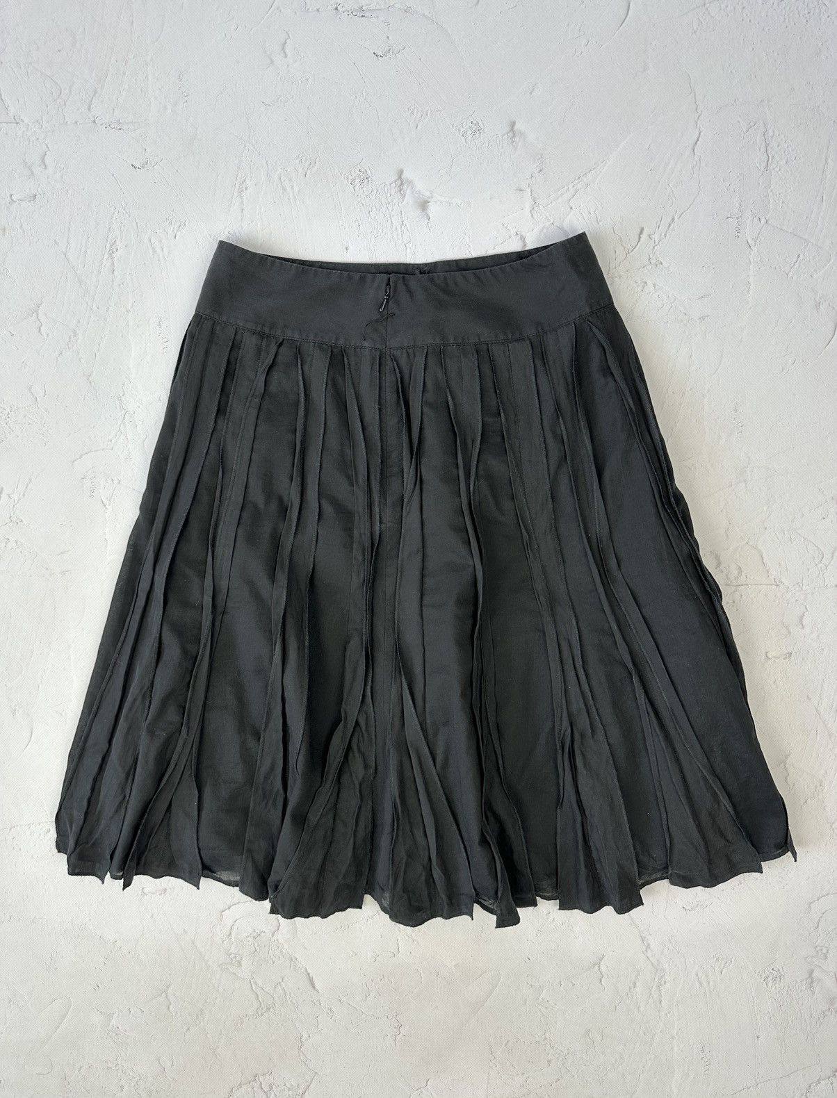 Vintage Vintage Flared Pleated Skirt Size 32" / US 10 / IT 46 - 5 Thumbnail
