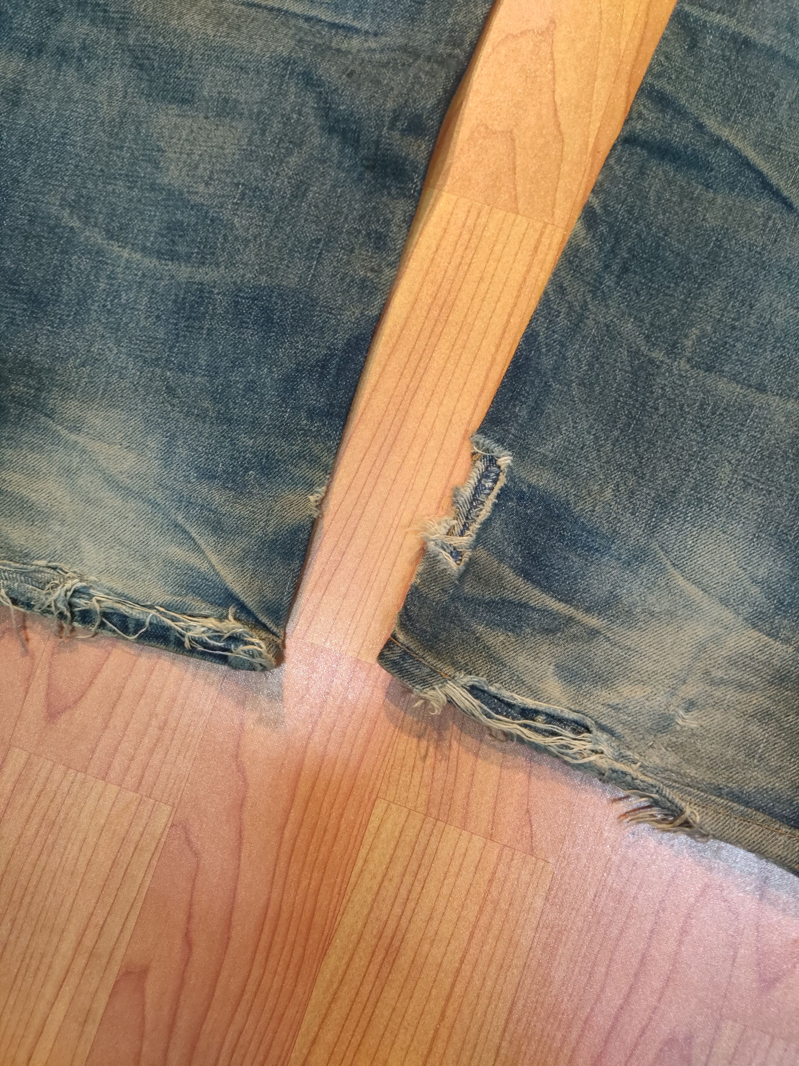 Levi's Vintage Clothing Distressed Levi's 502 Selvedge Jeans Size US 29 - 2 Thumbnail
