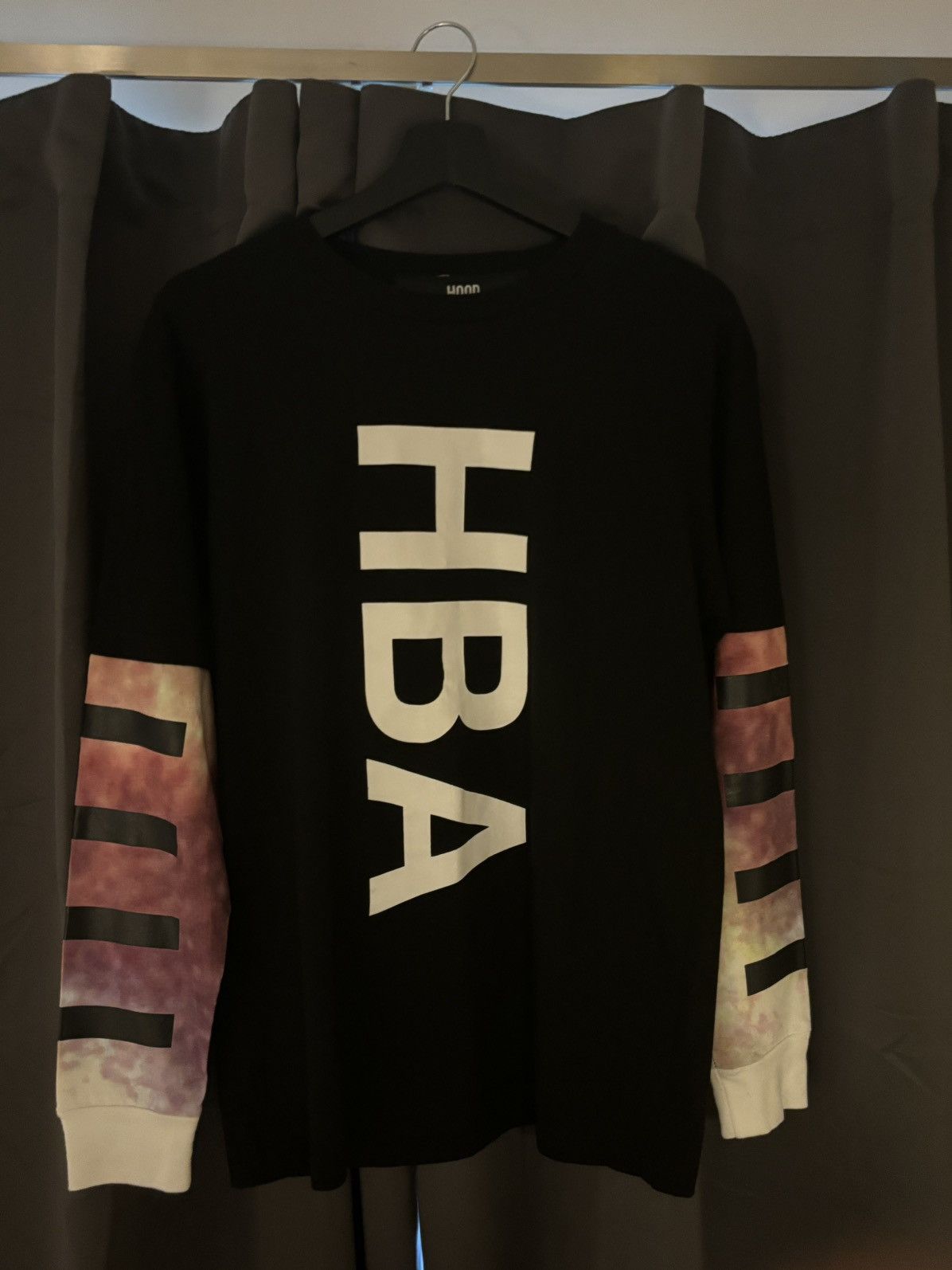 Image of HBA (Hood By Air) Double Layered Sweatshirt/long Sleeve in Black, Men's (Size XL)