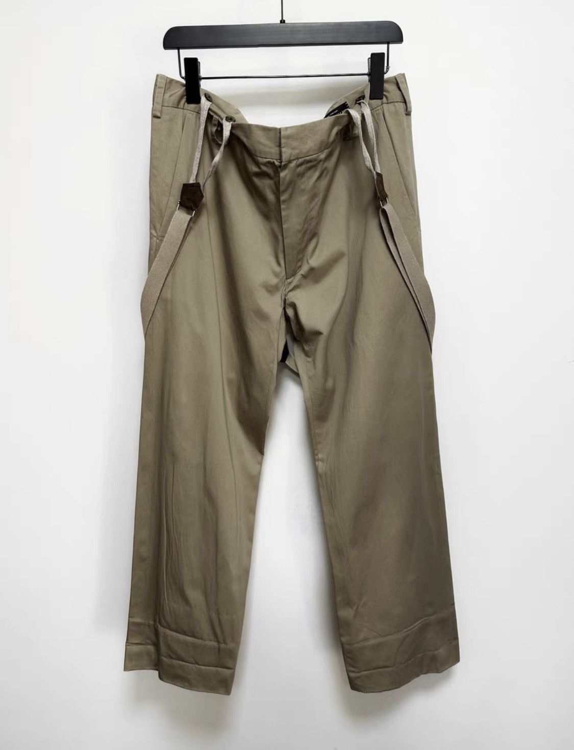 Geoffrey B. Small NVP06 special hand made linen trousers | Grailed