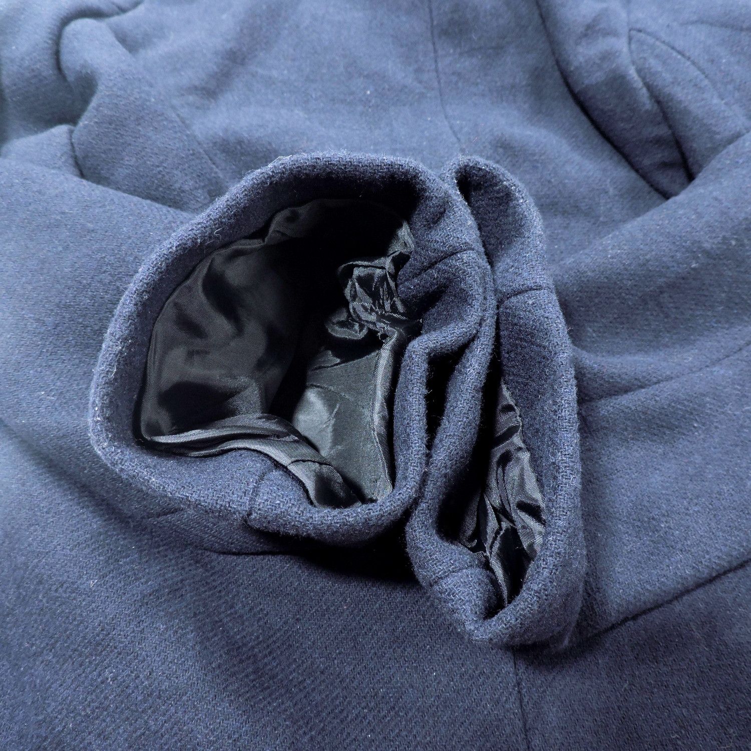 Zara ZARA BASIC OUTWEAR HOODED WRAP COCOON PEA COAT JACKET Size XS / US 0-2 / IT 36-38 - 14 Thumbnail