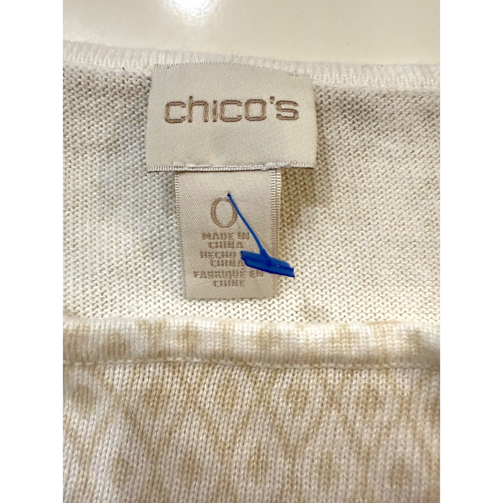 Chicos Chico's Sweater Womens Small 0 Multicolor Floral Crewneck Size S / US 4 / IT 40 - 3 Thumbnail