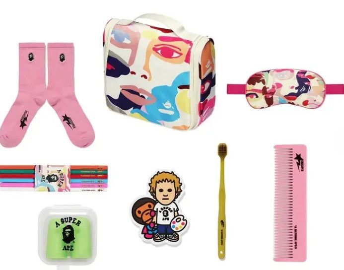 BAPE X KIDSUPER TRAVEL KIT SET M MULTI - KidSuper