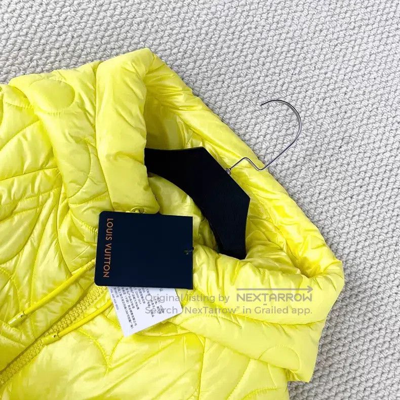 Louis Vuitton Louis Vuitton Lemon yellow quilted embossed embossed large Size US L / EU 52-54 / 3 - 3 Thumbnail