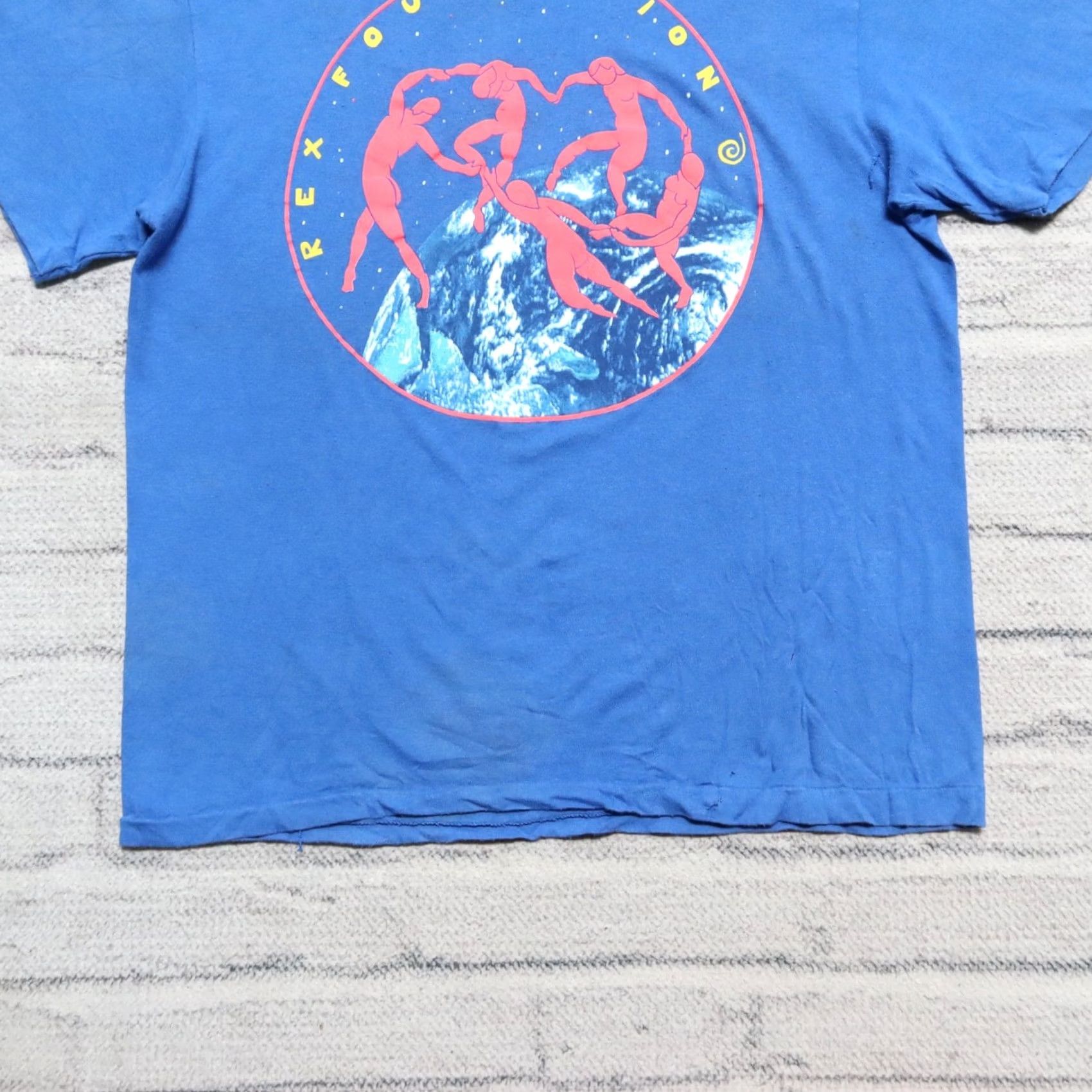 Hanes Vintage Grateful Dead Rex Foundation Shirt L Mens Blue Size US L / EU 52-54 / 3 - 3 Thumbnail