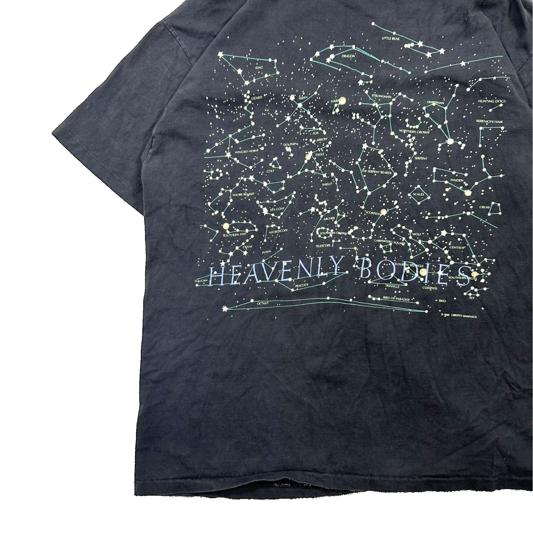 Vintage Vintage 90s Single Stitch Heavenly Bodys Star Graphic Size US XL / EU 56 / 4 - 3 Thumbnail