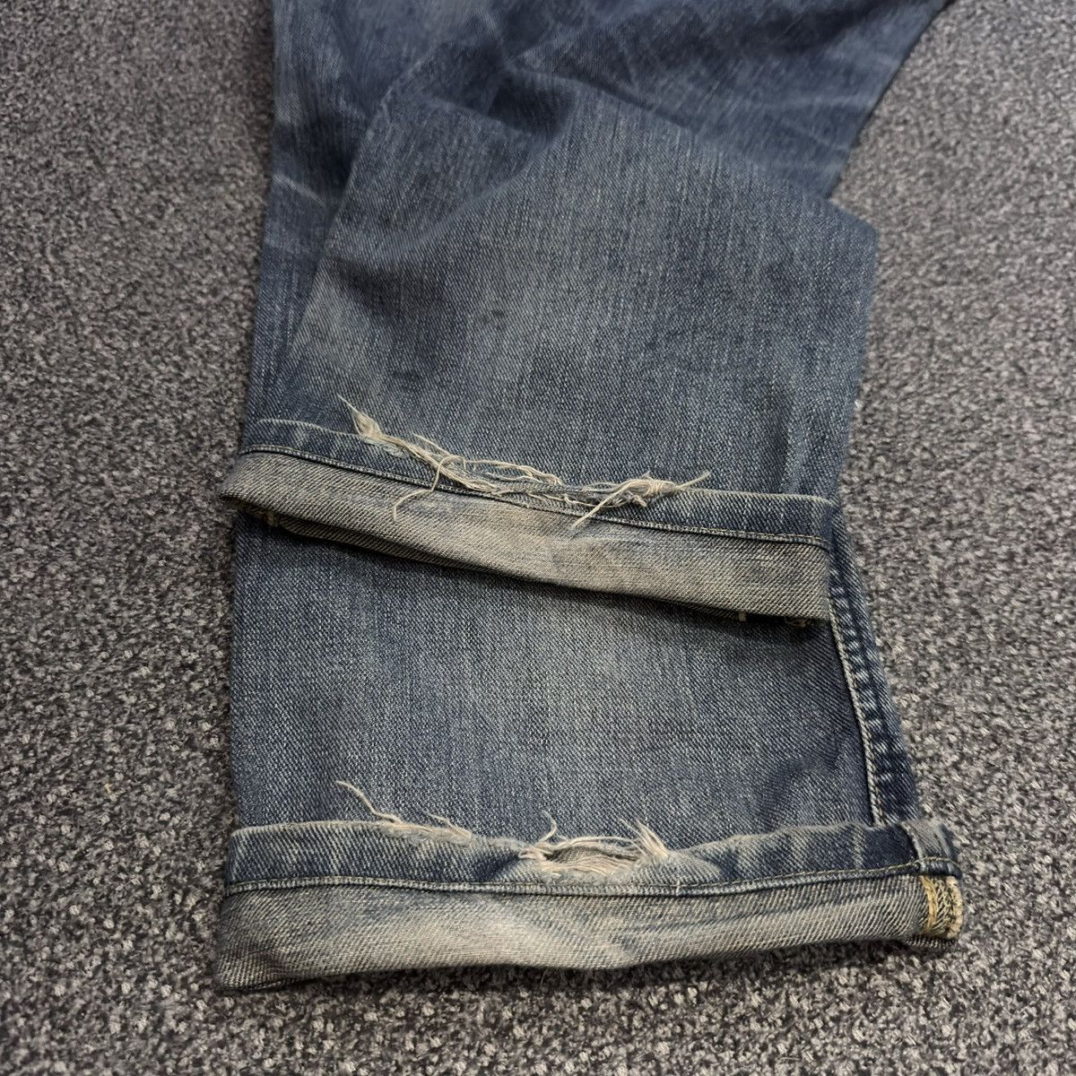 Seditionaries Vintage 90s Japanese Selvedge Lee Union Made Rusty Denim Size US 32 / EU 48 - 14 Thumbnail