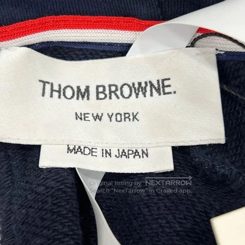 Thom Browne Thom Browne Black Cotton Long Sleeve Hoodie . Size M / US 6-8 / IT 42-44 - 5 Thumbnail