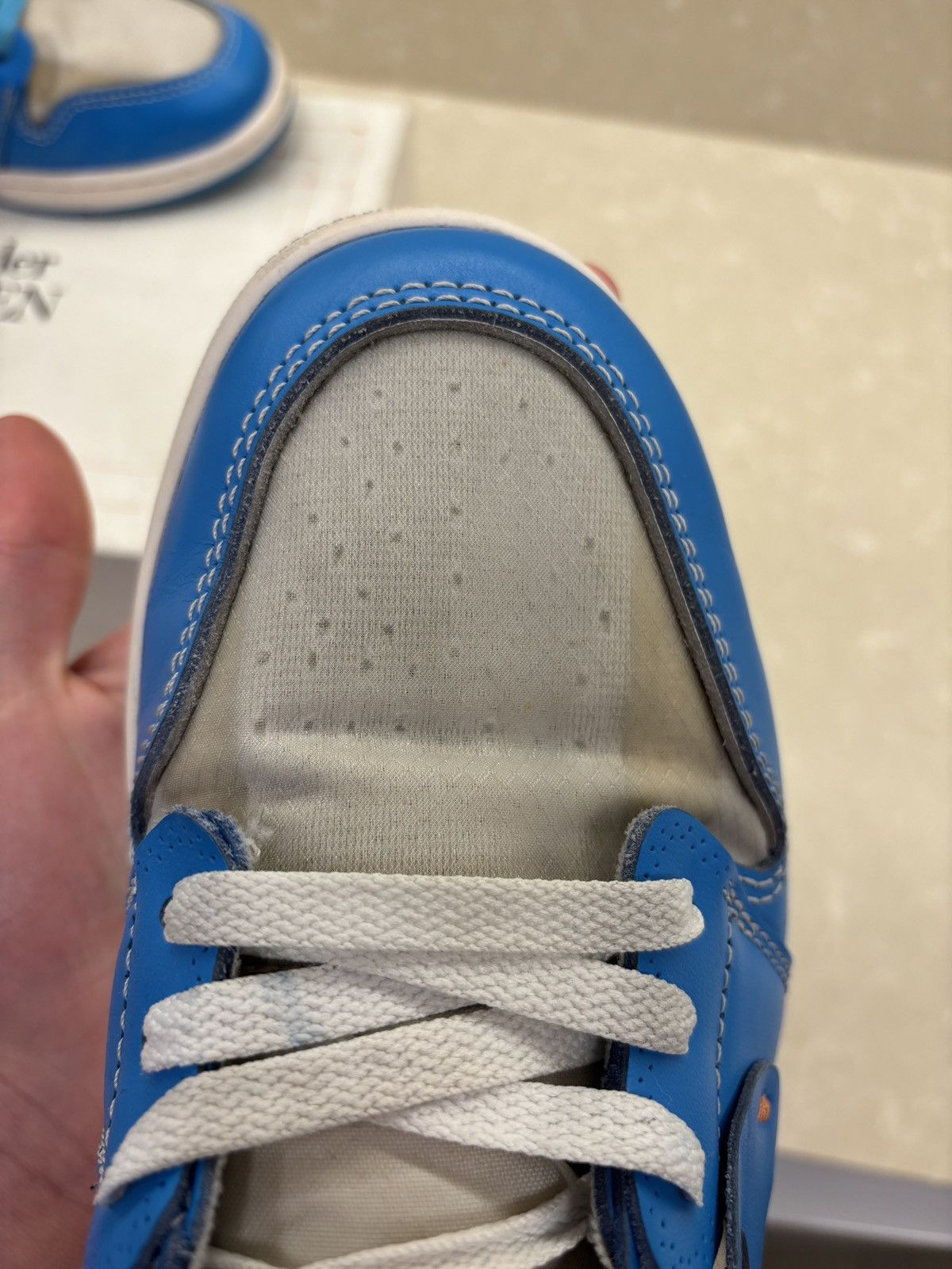 Nike × Off-White Off white unc jordan 1 Size US 11.5 / EU 44-45 - 7 Thumbnail