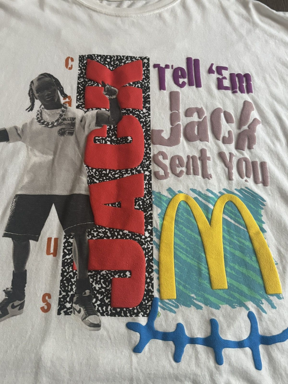 Travis Scott Travis Scott x McDonald’s Jack Smile T-shirt Size US XL / EU 56 / 4 - 2 Thumbnail