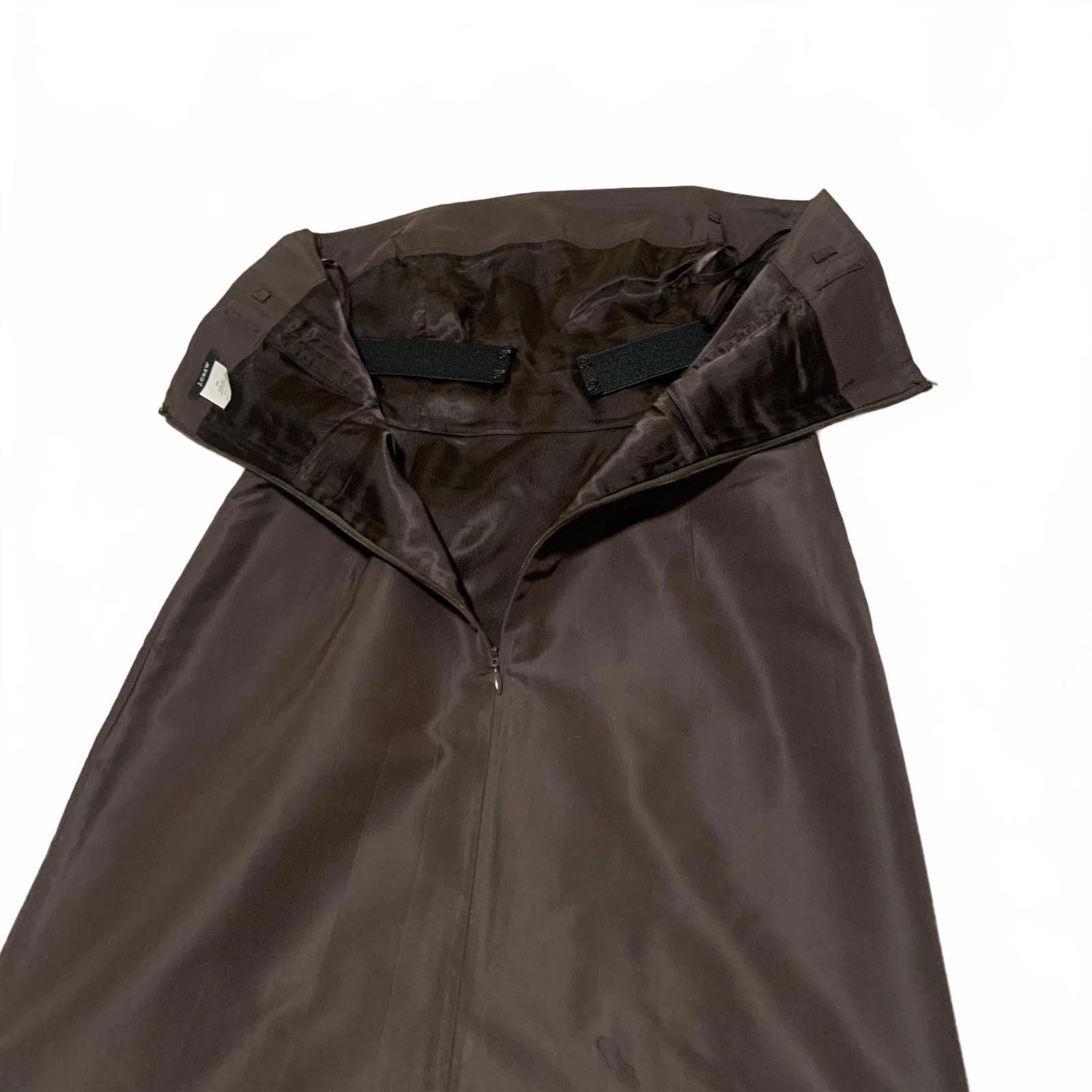 J.Crew J.Crew Strapless Silk Dress Size 0 Petite Brown 100% Silk Size XS / US 0-2 / IT 36-38 - 6 Thumbnail