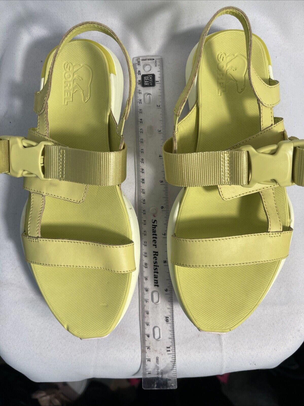 SOREL SOREL Kinetic Impact Platform Sandal Size 7.5 Like Green Size US 7.5 / IT 37.5 - 7 Thumbnail