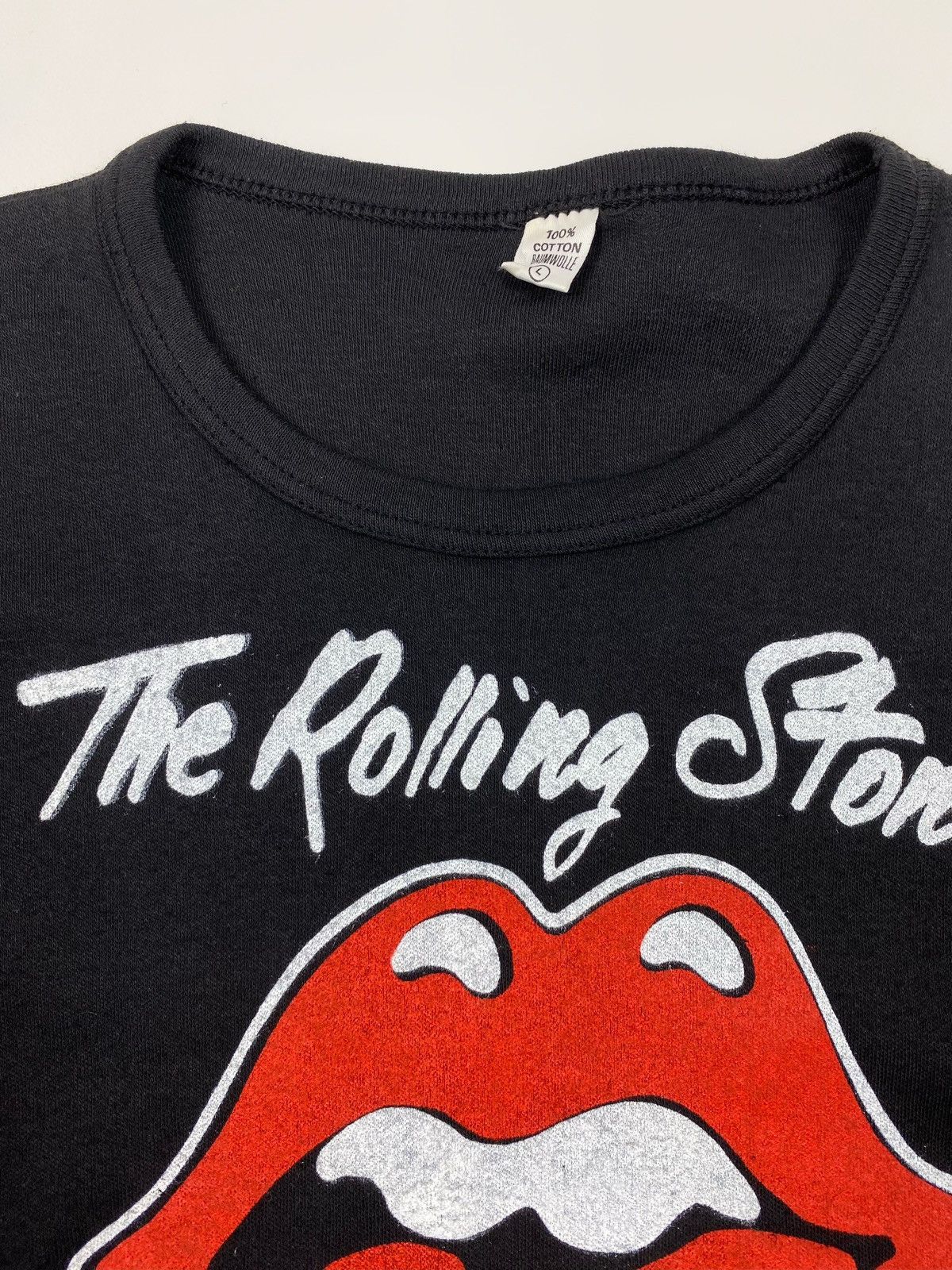 Band Tees 1980’s Vintage The Rolling Stones World Tour Slim Ringer Tee Size US L / EU 52-54 / 3 - 2 Thumbnail