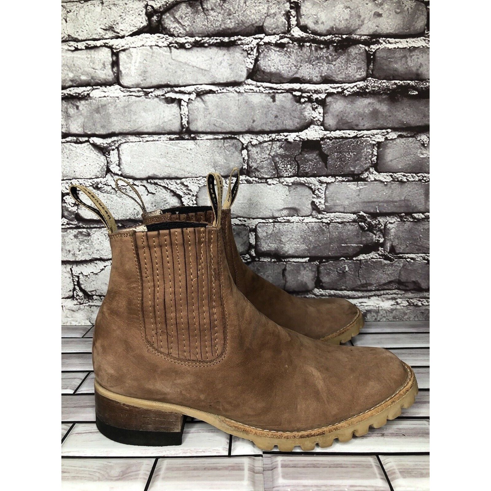 Other Carbonero Botin Traditional Brown Leather Chelsea Ankle Heel Size US 6 / IT 36 - 10 Thumbnail
